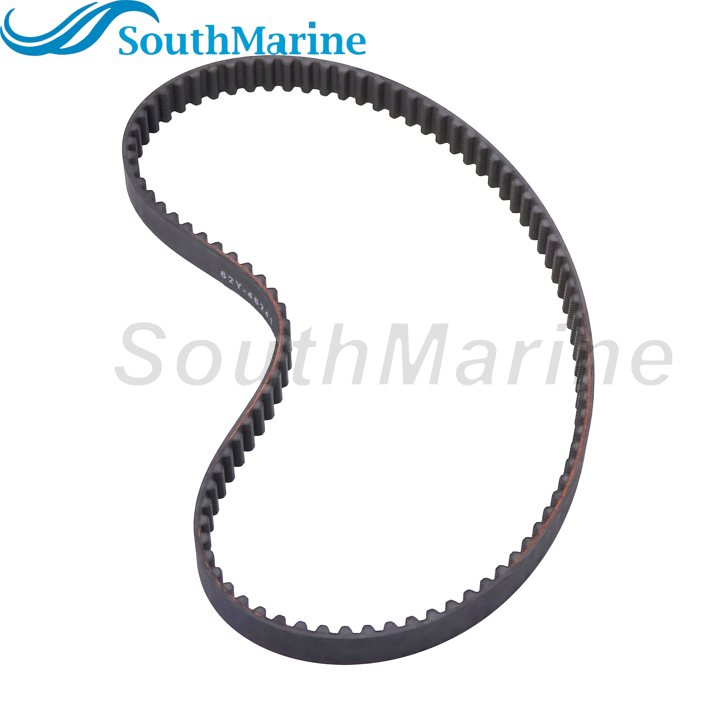 Boat Engine 62Y-46241-00 18-15144 Timing Belt for Yamaha 40HP 50HP 60HP F40A F50A FT50B FT50C F60AFT60B, 825109 for Mercury