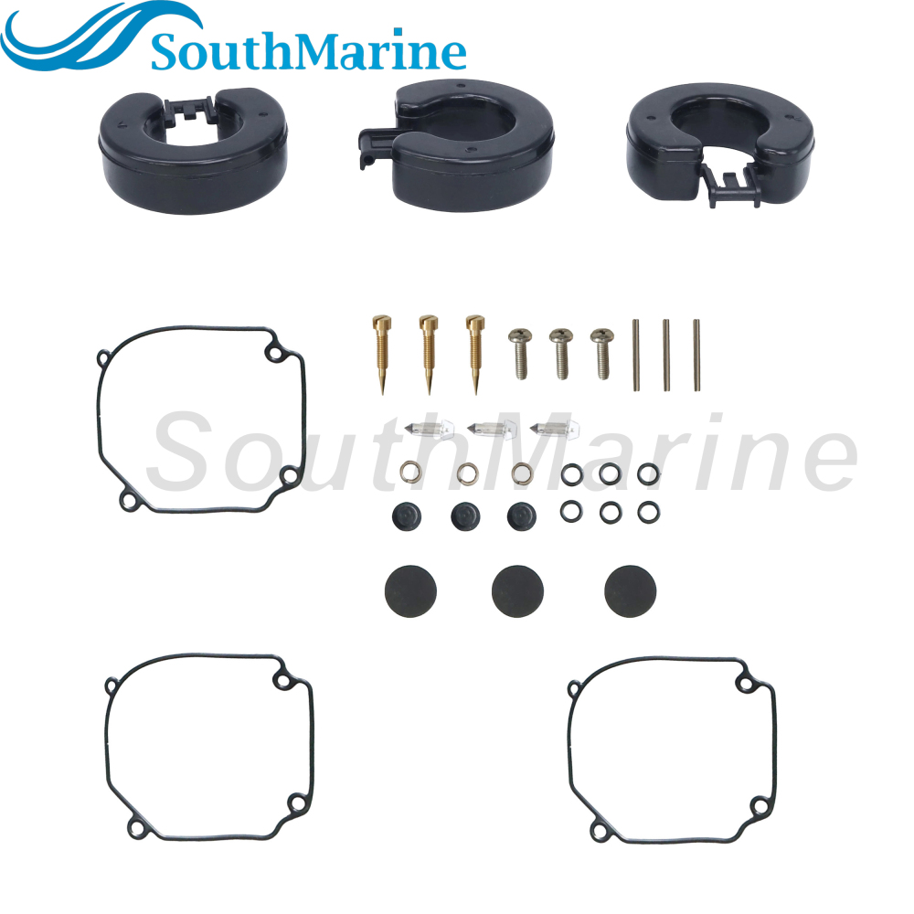 Boat Engine 688-W0093-00 Carburetor Repair Kit for Yamaha Mariner 75HP 80HP 90HP