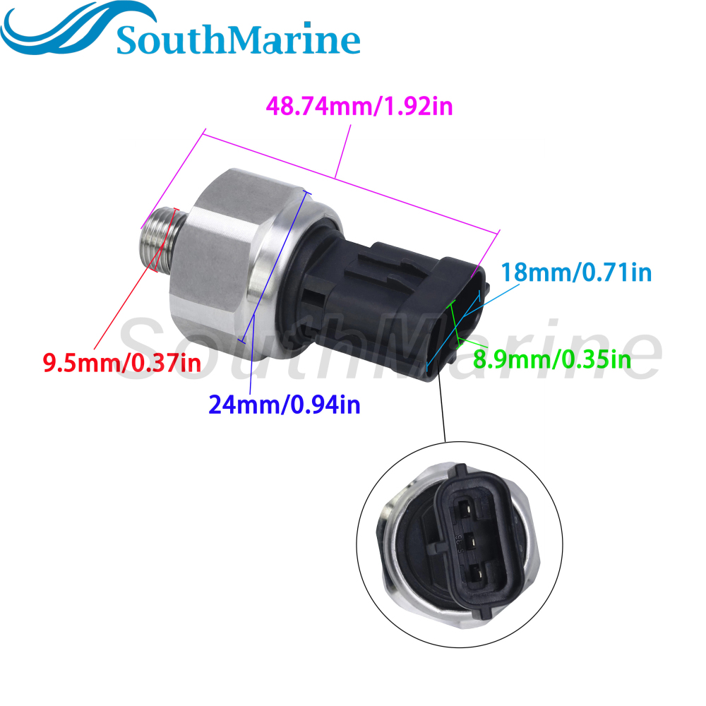 Boat Engine 6AW-83651-00 01 Oil Pressure Sensor Sender for Yamaha F150 F200 F350 FL300 LF150 LF250 VF200 VF250
