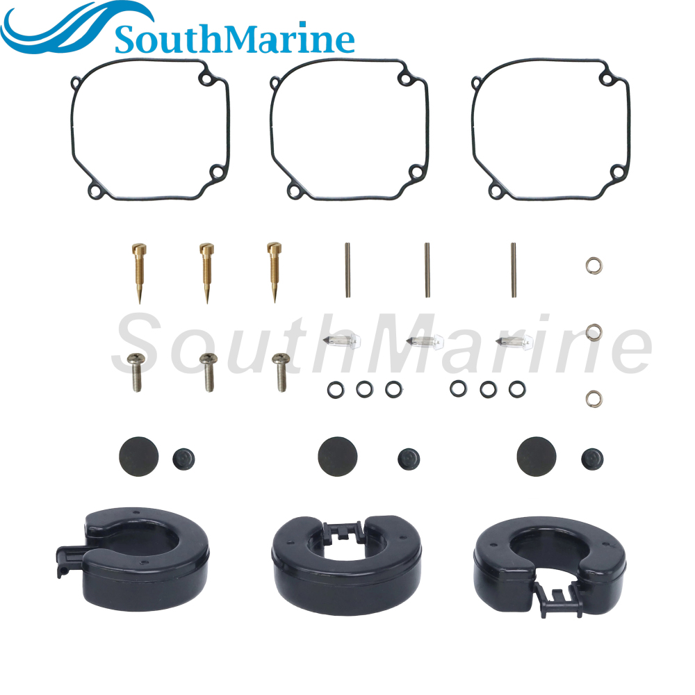 Boat Engine 688-W0093-00 Carburetor Repair Kit for Yamaha Mariner 75HP 80HP 90HP