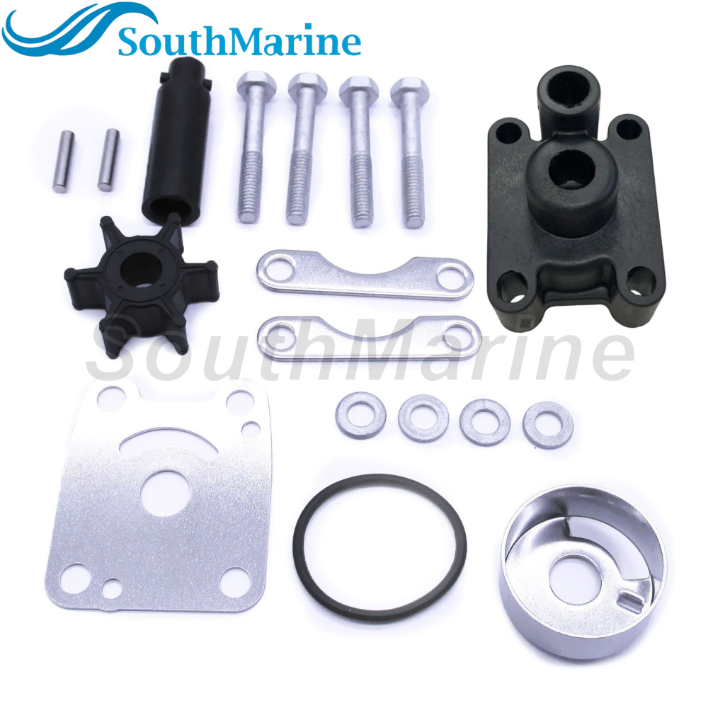 Boat Motor 6L5-W0078-00 Water Pump Impeller Repair Kit for Yamaha 3HP 3MSHQ 3ML 3MLHT 3MSHA 3MSH Rebuild Set