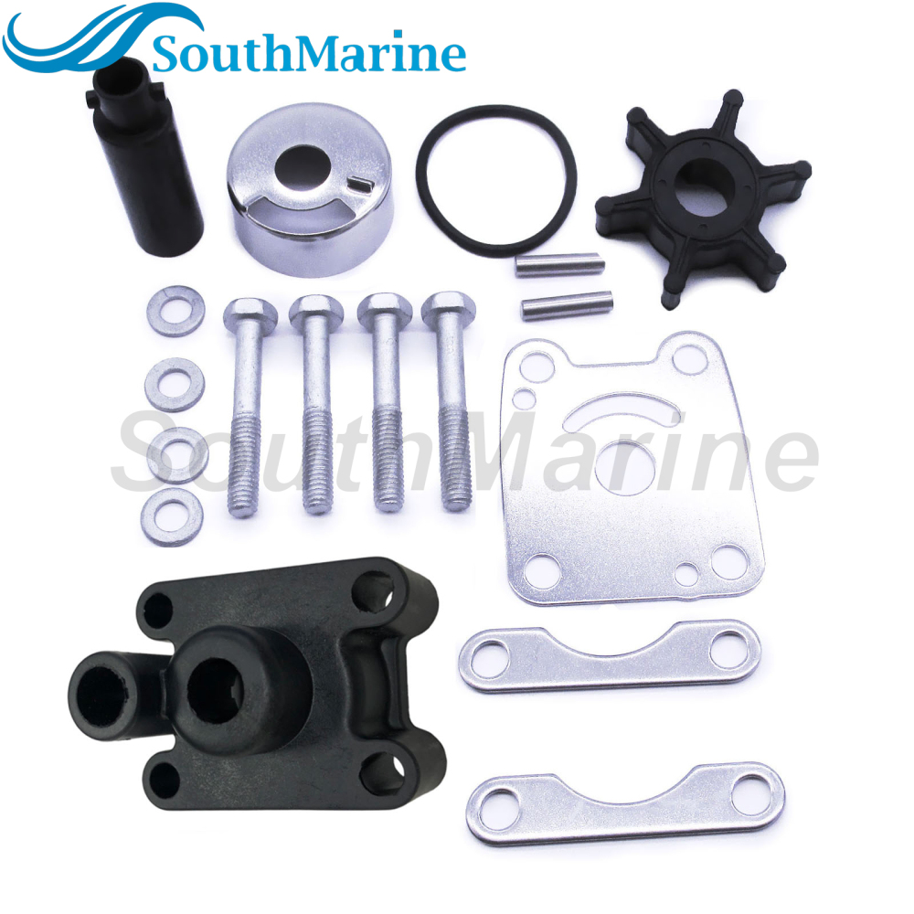 Boat Motor 6L5-W0078-00 Water Pump Impeller Repair Kit for Yamaha 3HP 3MSHQ 3ML 3MLHT 3MSHA 3MSH Rebuild Set