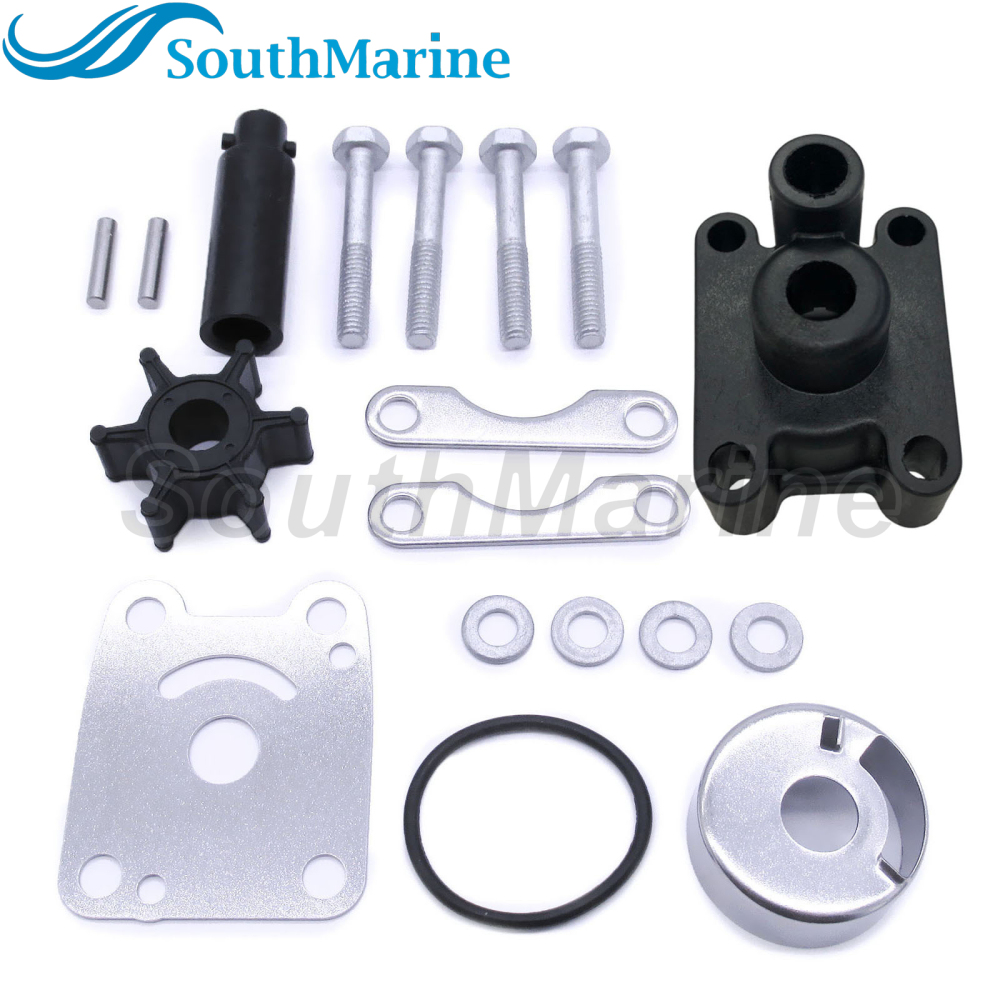 Boat Motor 6L5-W0078-00 Water Pump Impeller Repair Kit for Yamaha 3HP 3MSHQ 3ML 3MLHT 3MSHA 3MSH Rebuild Set