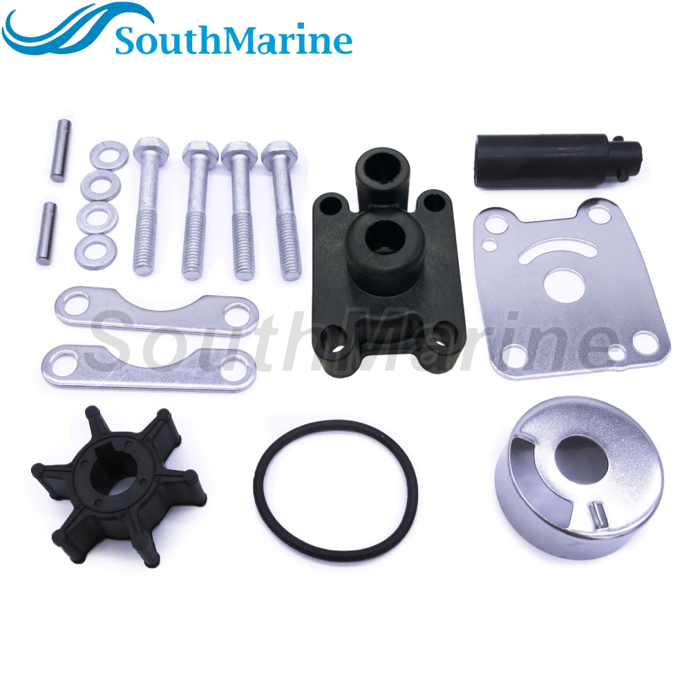 Boat Motor 6L5-W0078-00 Water Pump Impeller Repair Kit for Yamaha 3HP 3MSHQ 3ML 3MLHT 3MSHA 3MSH Rebuild Set
