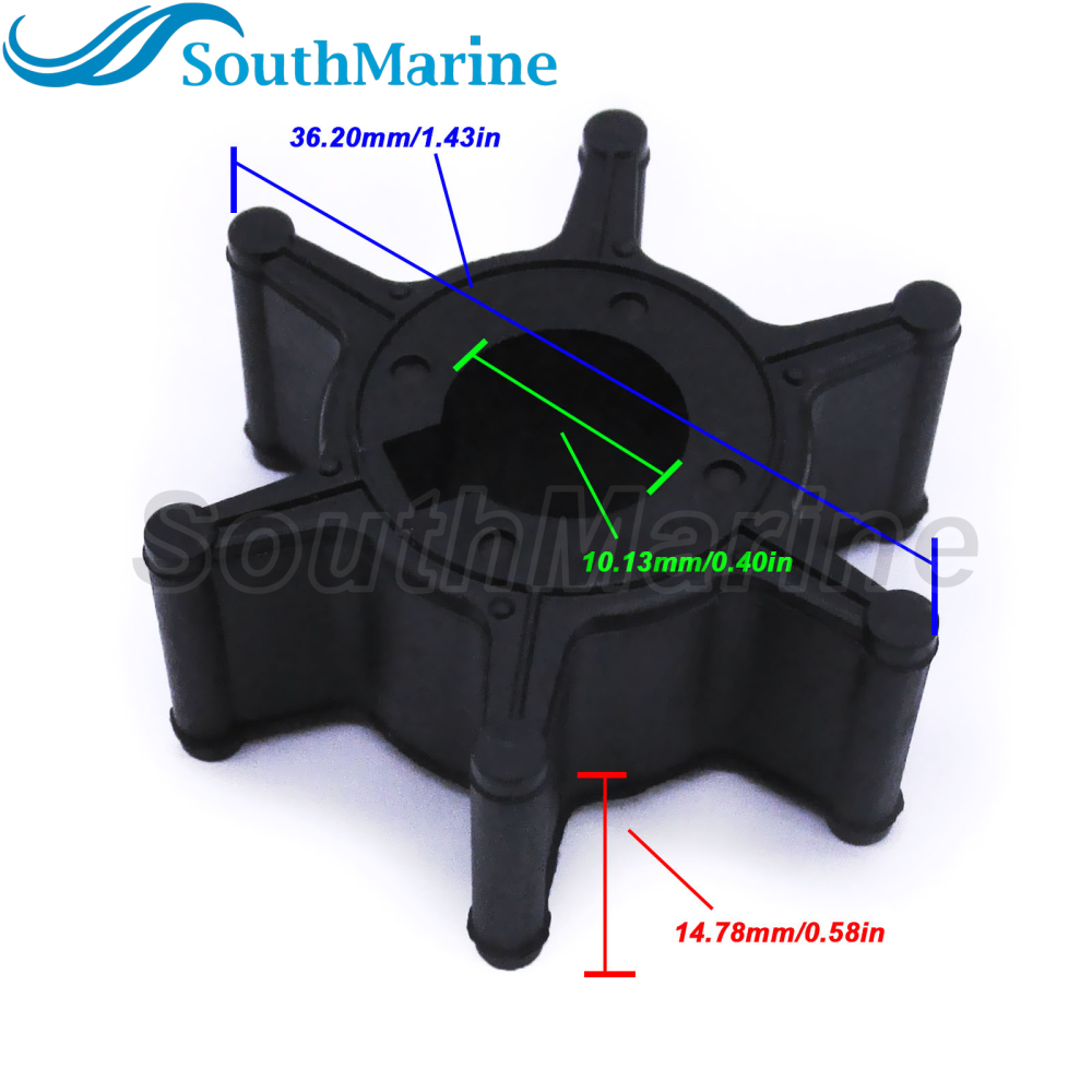 Boat Motor 6L5-W0078-00 Water Pump Impeller Repair Kit for Yamaha 3HP 3MSHQ 3ML 3MLHT 3MSHA 3MSH Rebuild Set