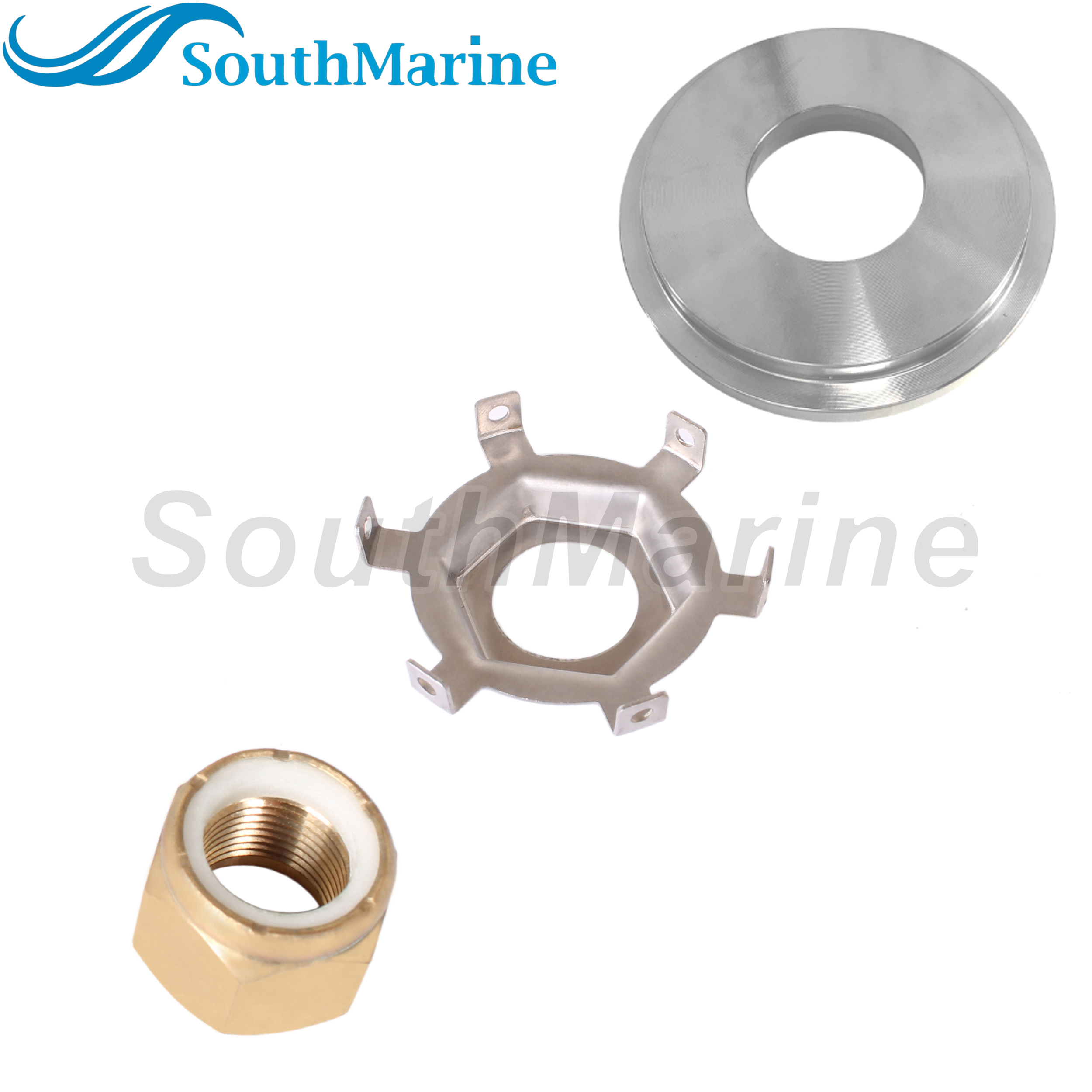 Outboard Motor 13191A1 18-4221 13191K01 Thrust Washer, 816629Q 18-3200-9 Tab Washer for Mercury 40HP-150HP Propeller Hardware Kit