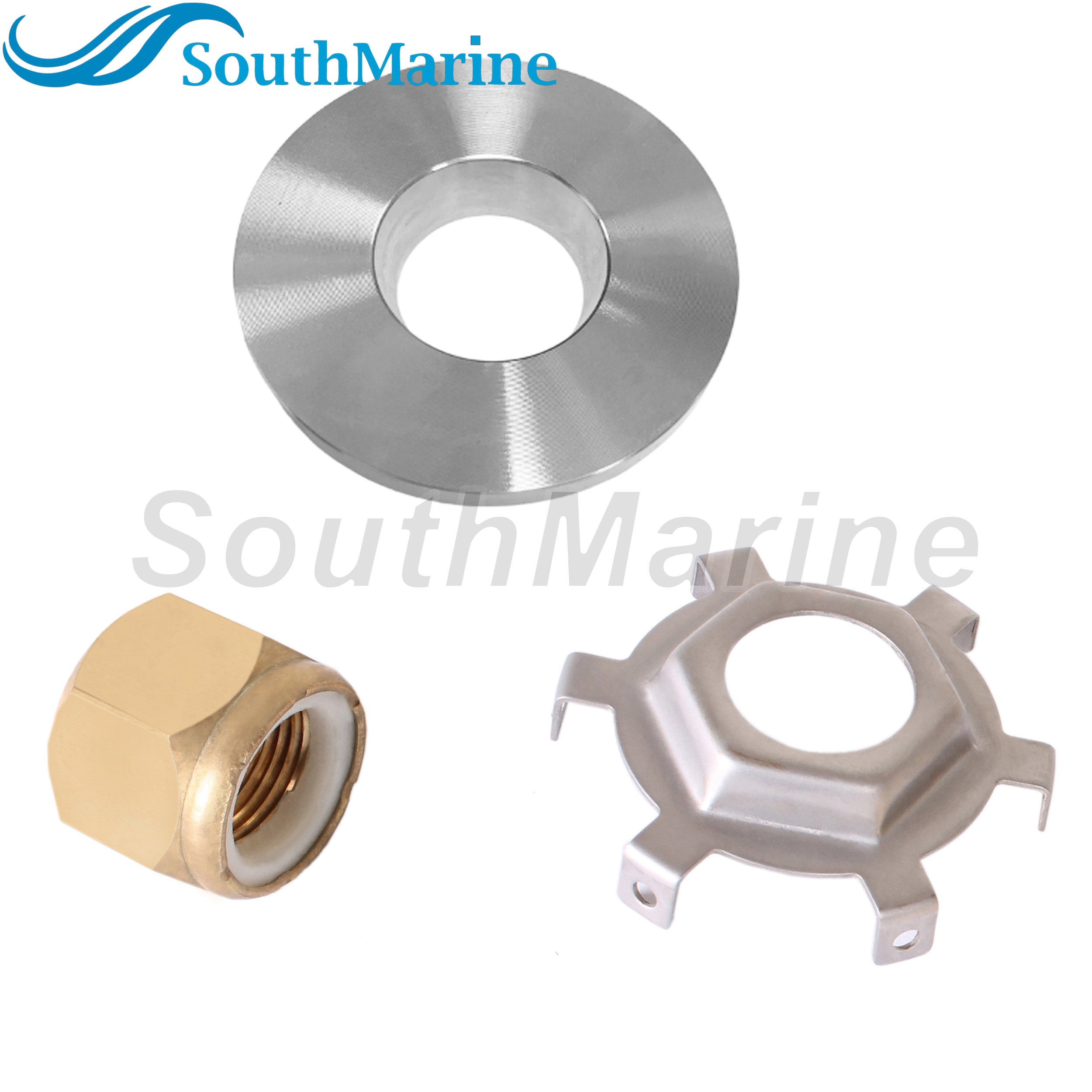 Outboard Motor 13191A1 18-4221 13191K01 Thrust Washer, 816629Q 18-3200-9 Tab Washer for Mercury 40HP-150HP Propeller Hardware Kit