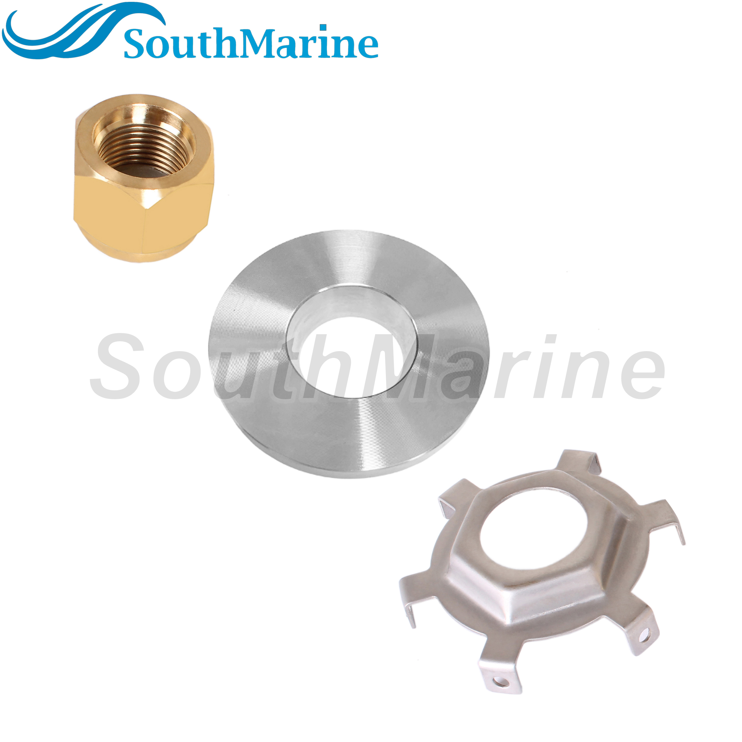 Outboard Motor 13191A1 18-4221 13191K01 Thrust Washer, 816629Q 18-3200-9 Tab Washer for Mercury 40HP-150HP Propeller Hardware Kit