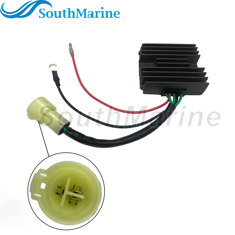 Boat Engine 67F-81960-00 10 11 12 Rectifier Regulator Assy for Yamaha 75HP 80HP 90HP 100HP, 804278A12 804278T11 for Mercury