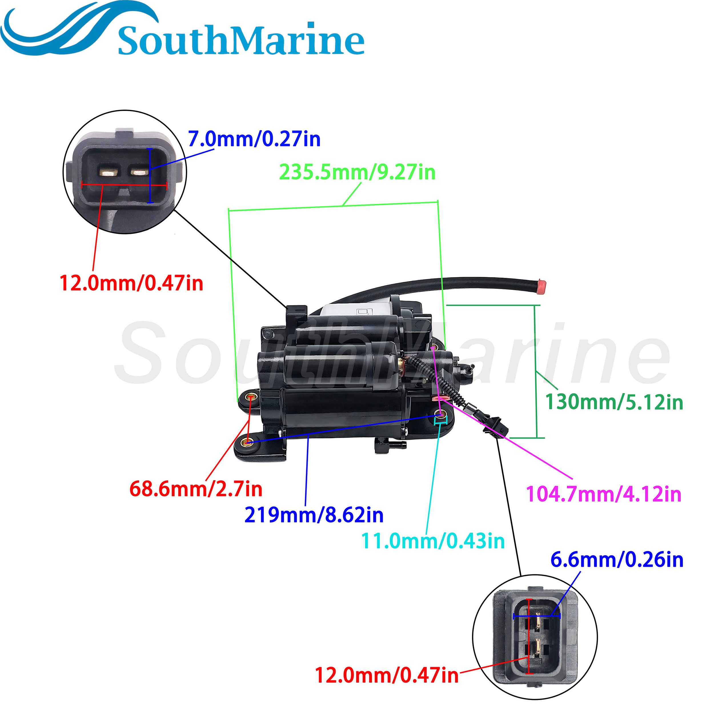 Boat Engine 21608512 3589016 3594785 21545139 24333573 Electric Fuel Pump Assembly for Volvo Penta 8.1L 8.1GiCE 8.1GiC 8.1GiE
