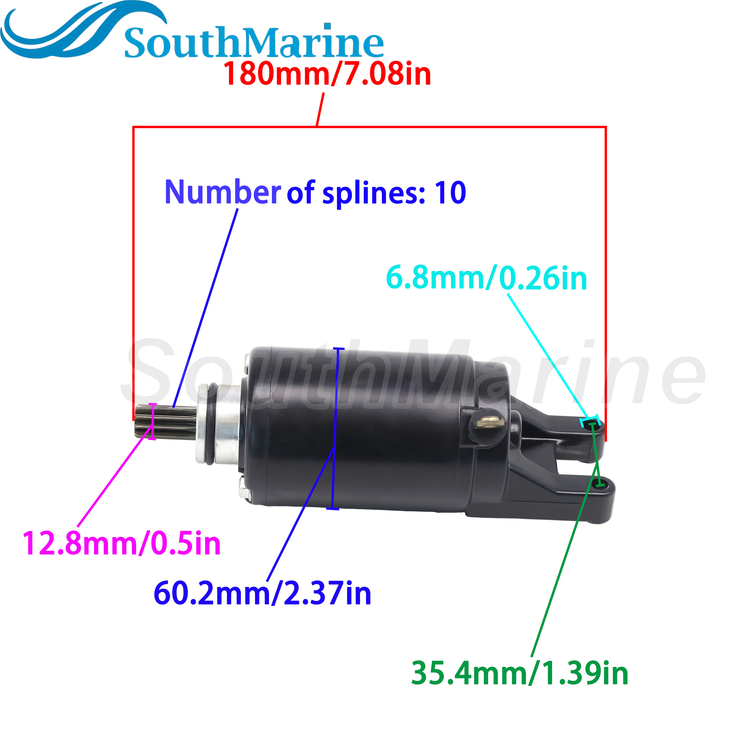 21163-3715/3716/3718/3719 Electrical Starter Motor for Kawasaki Jet Ski 1200 Jh1200 Jt1200, 228000-8140 8141 0081 for DENSO