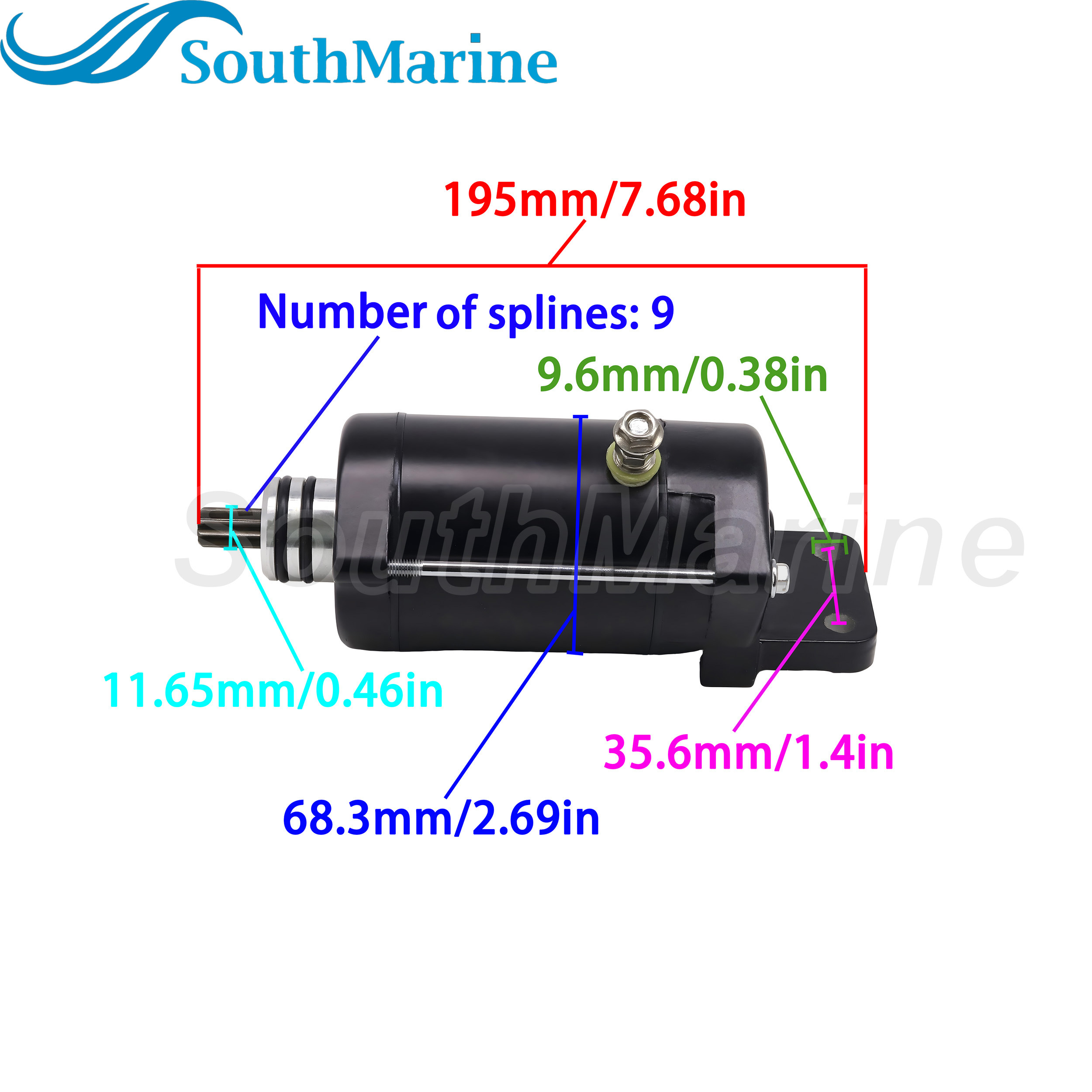 3008-093 3008-327 3008-462 3008-536 Starter Motor for Arctic Cat Barracuda Jet Ski for Tigershark PWC 640 770 900 1000 1100