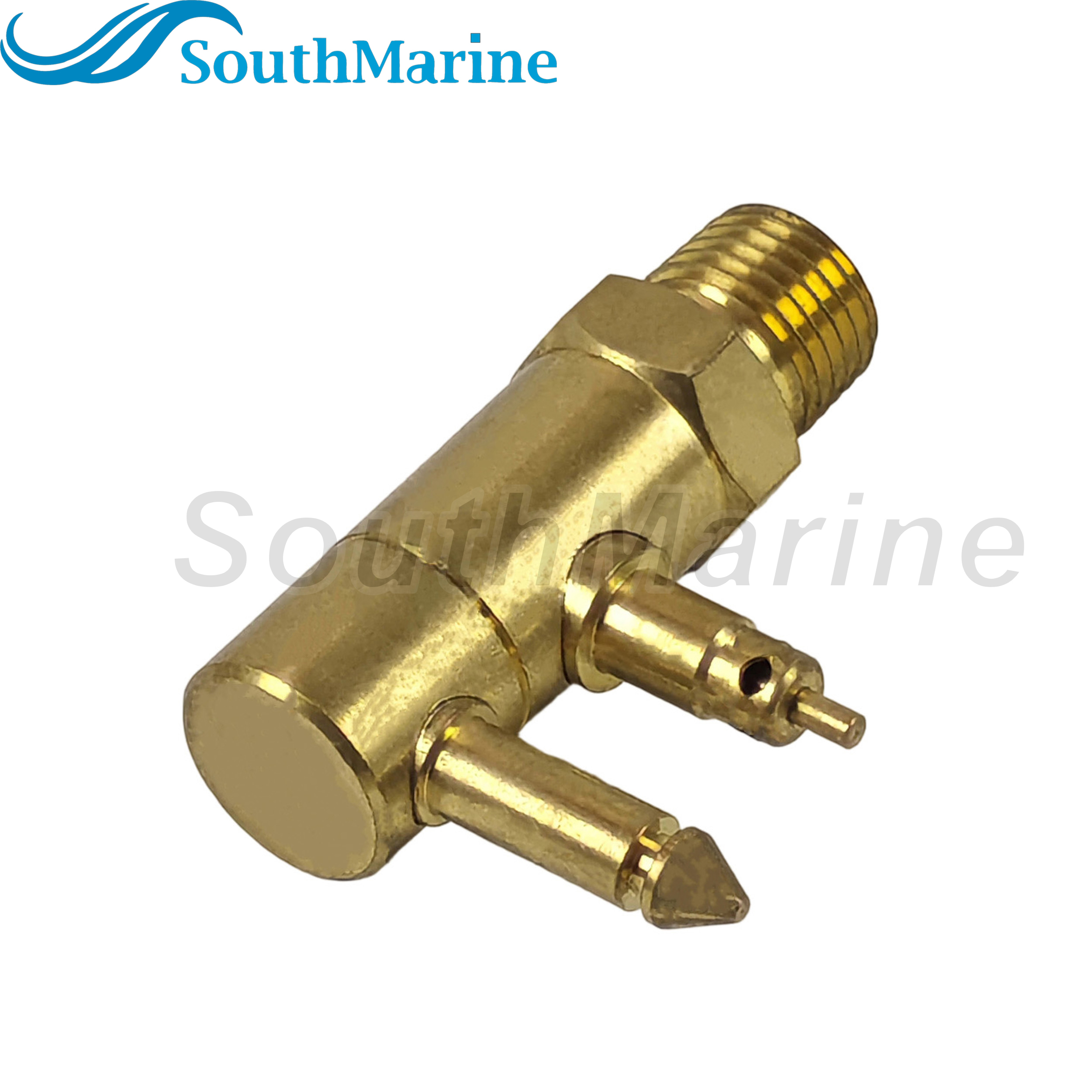 Boat Engine 8883-6 502867 Brass Male Tank Quick-Connect Fitting for Johnson/Evinrude BRP OMC for Attwood Fuel Tank