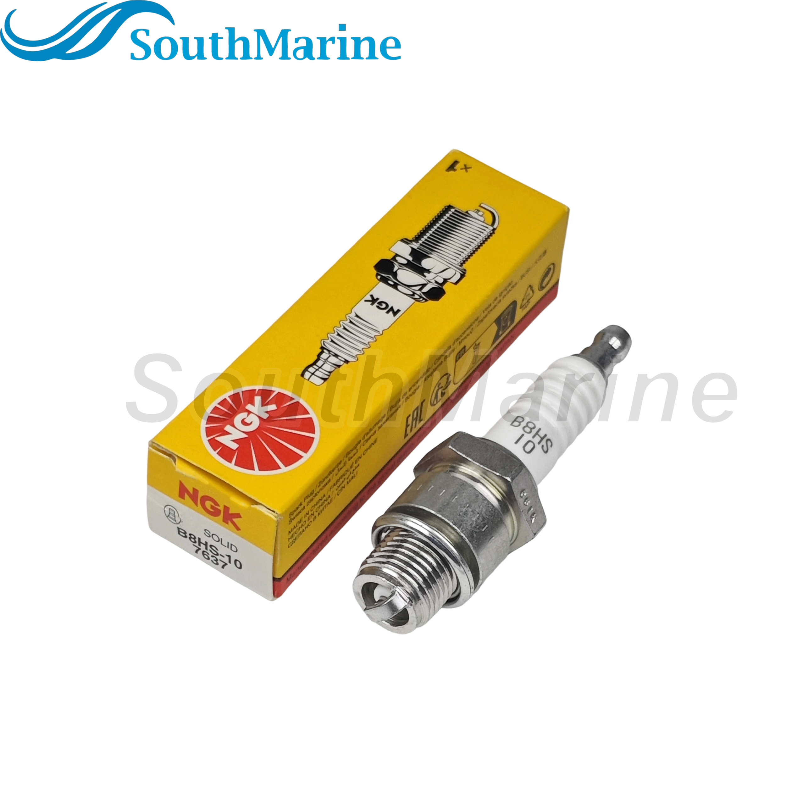 B8HS-10 5126 NGK Spark Plugs, B8H-S1000-00 for Yamaha, 509561 503705 for Evinrude Johnson, 8M0181926 8244068 for Mercury Marine