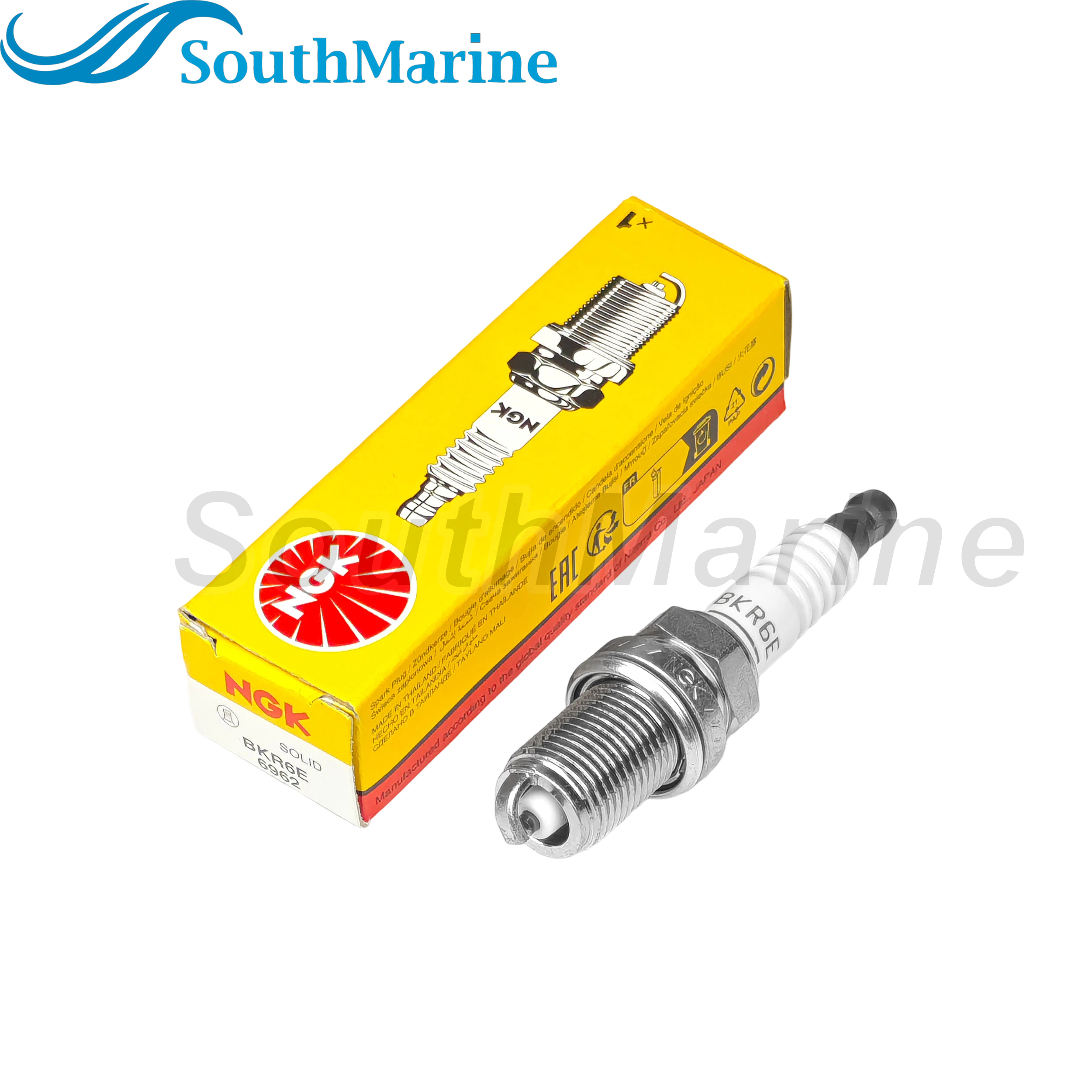 BKR6E 6962 Standard NGK Nickel Spark Plugs, 09482-00427 for Suzuki, 5033634 765961 for Evinrude Johnson OMC BRP Marine Outboard