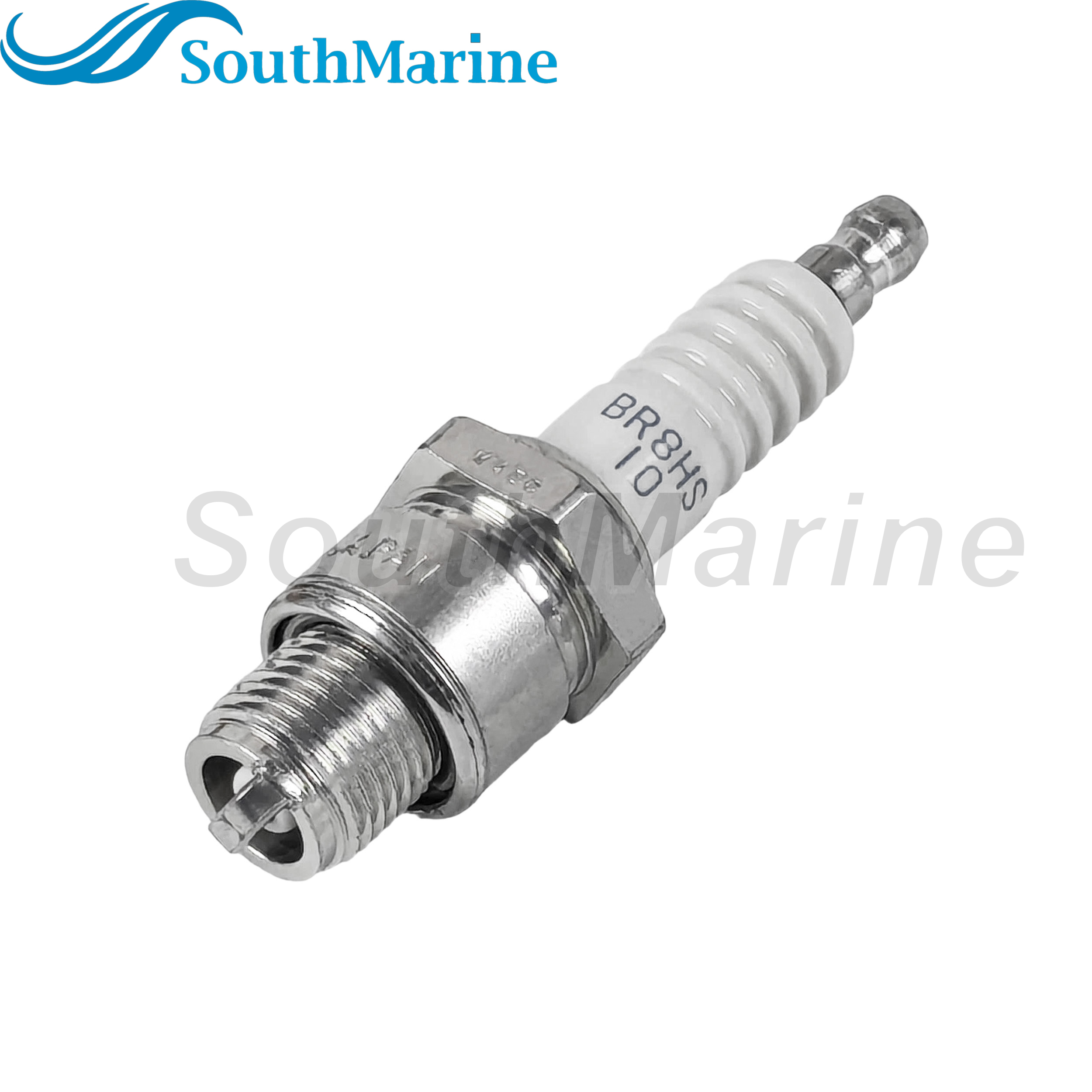 BR8HS-10 1134 NGK Nickel Spark Plugs, BR8-HS100-00 for Yamaha, 509576 503709 Evinrude Johnson 8244068 for Mercury Marine Outboard