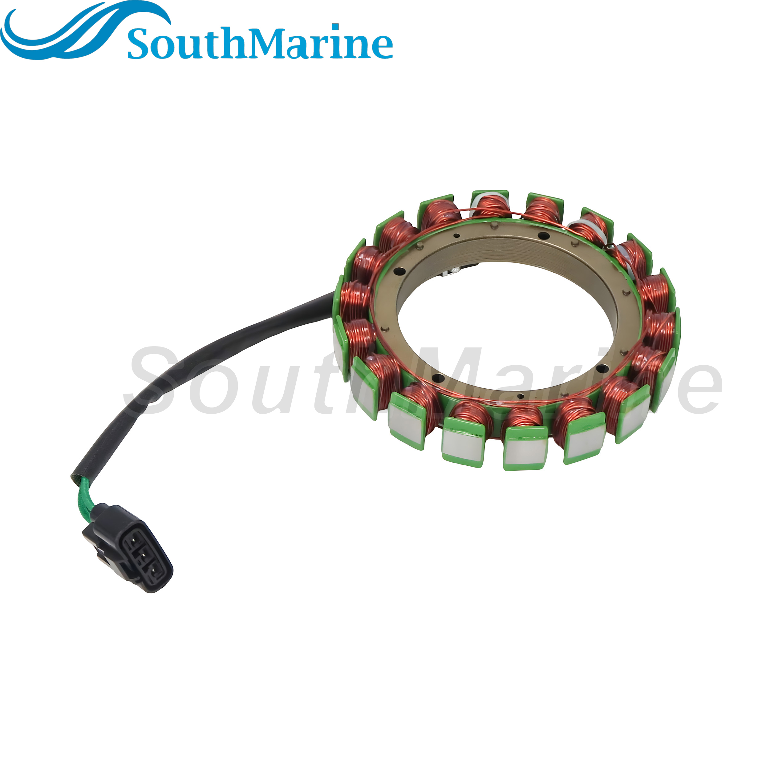 Boat Engine 63P-81410-00 Magneto Stator for Yamaha 150HP F150 LF150, 18 Coil 3 Wire 2004-2020 4-Stroke