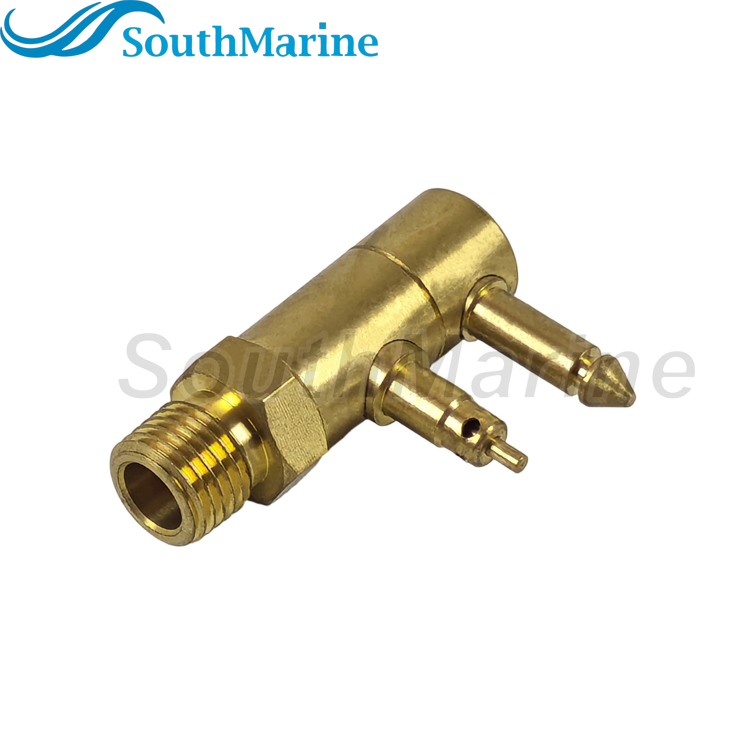 Boat Engine 8883-6 502867 Brass Male Tank Quick-Connect Fitting for Johnson/Evinrude BRP OMC for Attwood Fuel Tank