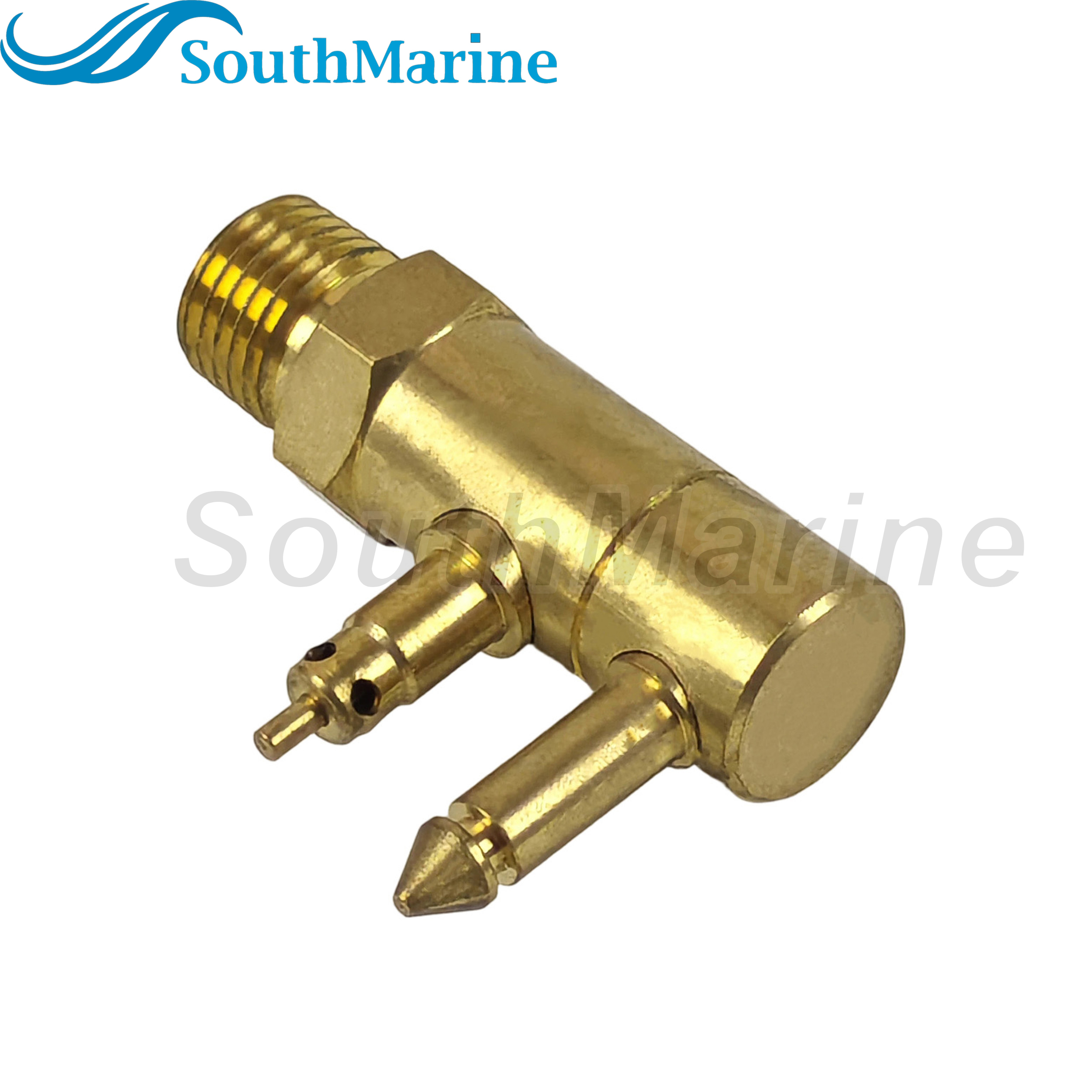 Boat Engine 8883-6 502867 Brass Male Tank Quick-Connect Fitting for Johnson/Evinrude BRP OMC for Attwood Fuel Tank