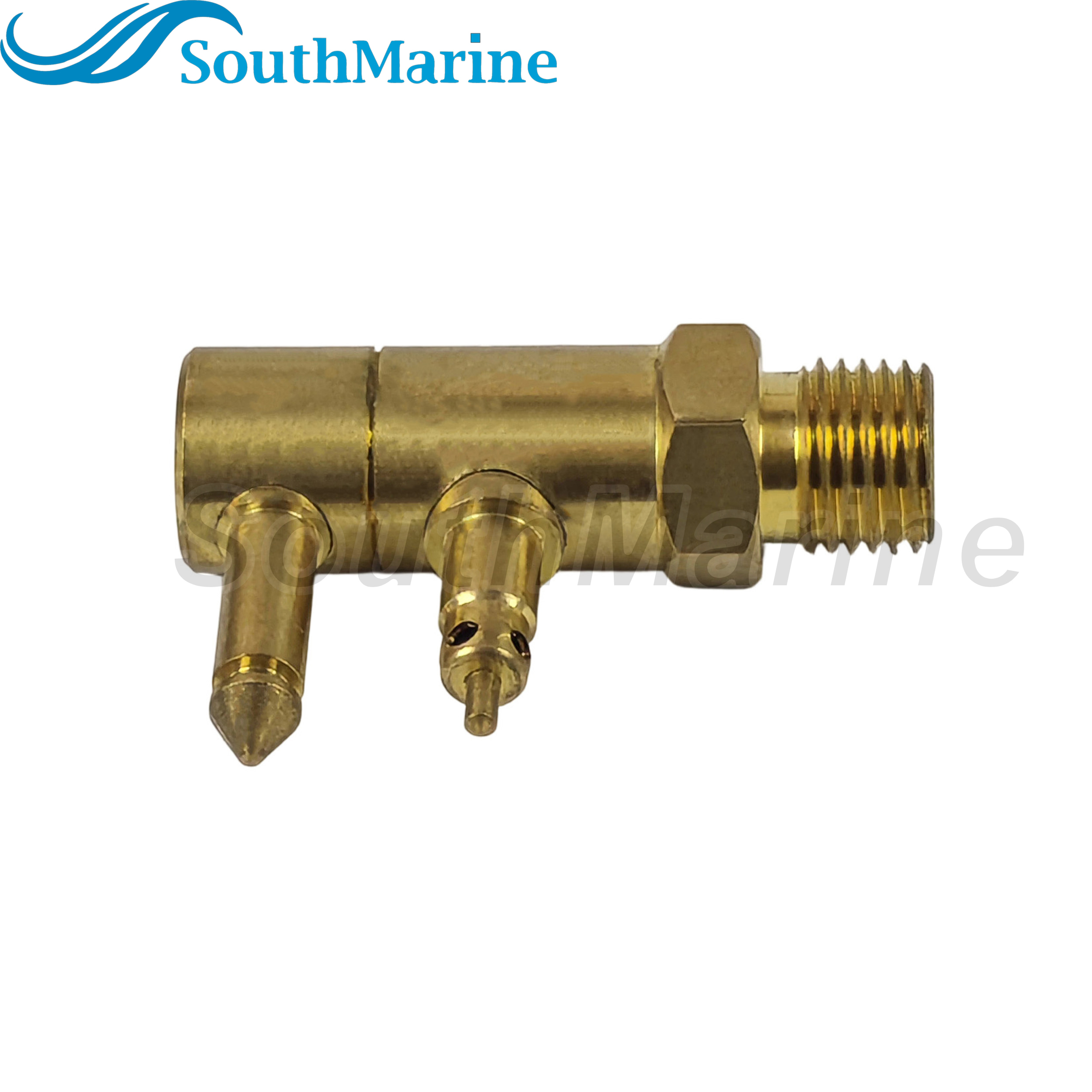 Boat Engine 8883-6 502867 Brass Male Tank Quick-Connect Fitting for Johnson/Evinrude BRP OMC for Attwood Fuel Tank