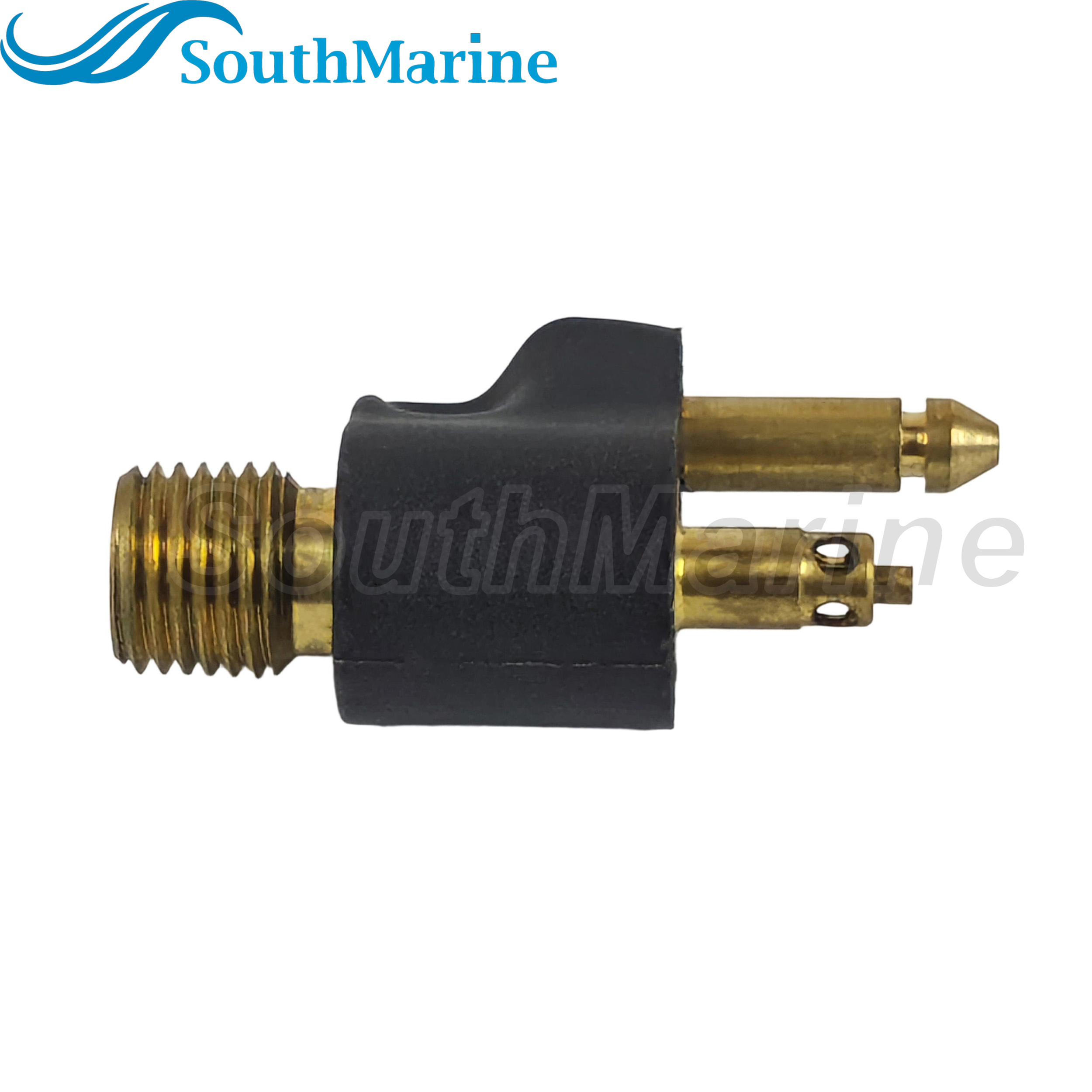 Boat Engine 033400-10 Brass Male Tank Fitting for Johnson Evinrude BRP OMC for Scepter Fuel Tank, 1/4" NPT