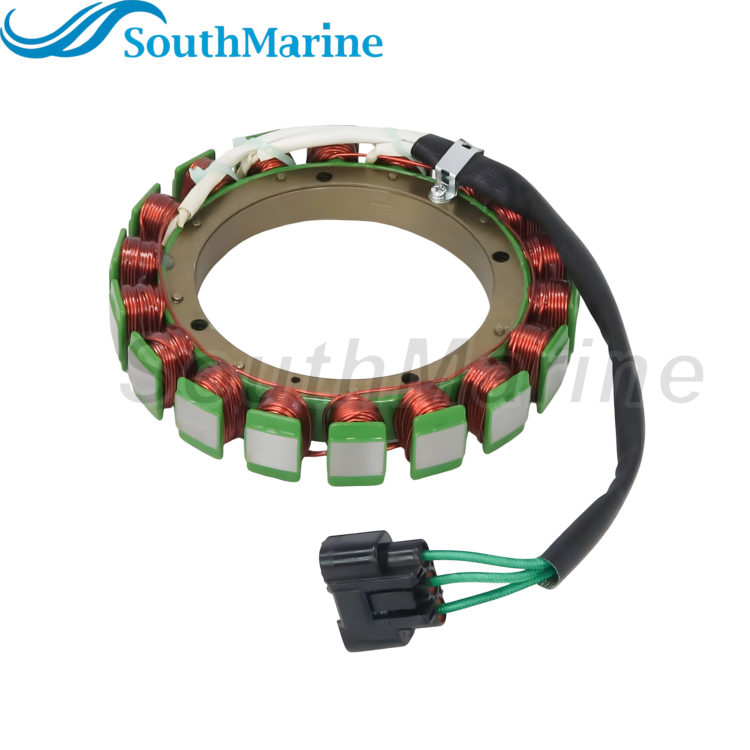 Boat Engine 63P-81410-00 Magneto Stator for Yamaha 150HP F150 LF150, 18 Coil 3 Wire 2004-2020 4-Stroke