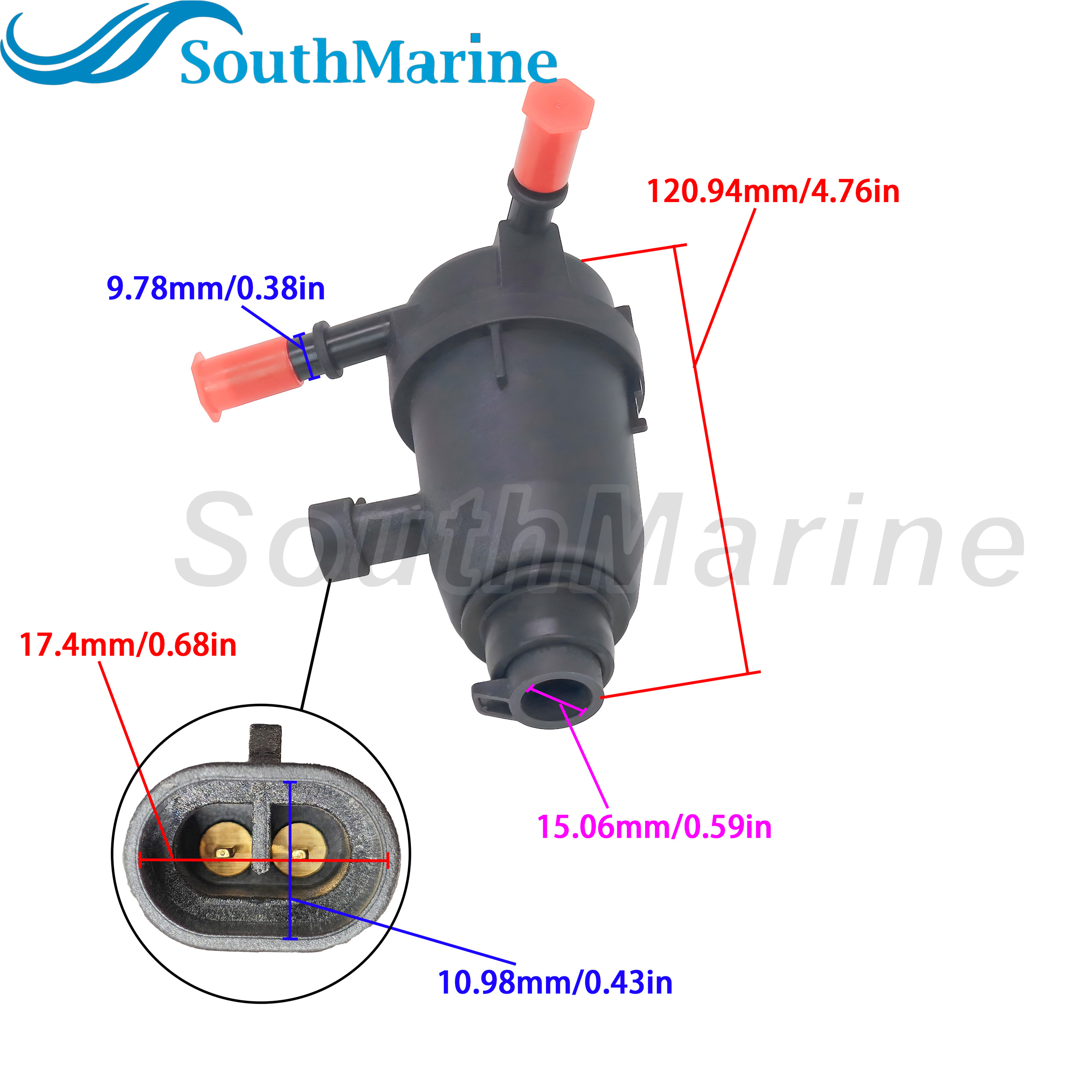 Boat Engine 8M0176313 8M0106635 Fuel Filter Assy for Mercury 175 200HP 3.4L V6 200 225 250 300HP 450HP 4.6L V8 Verado