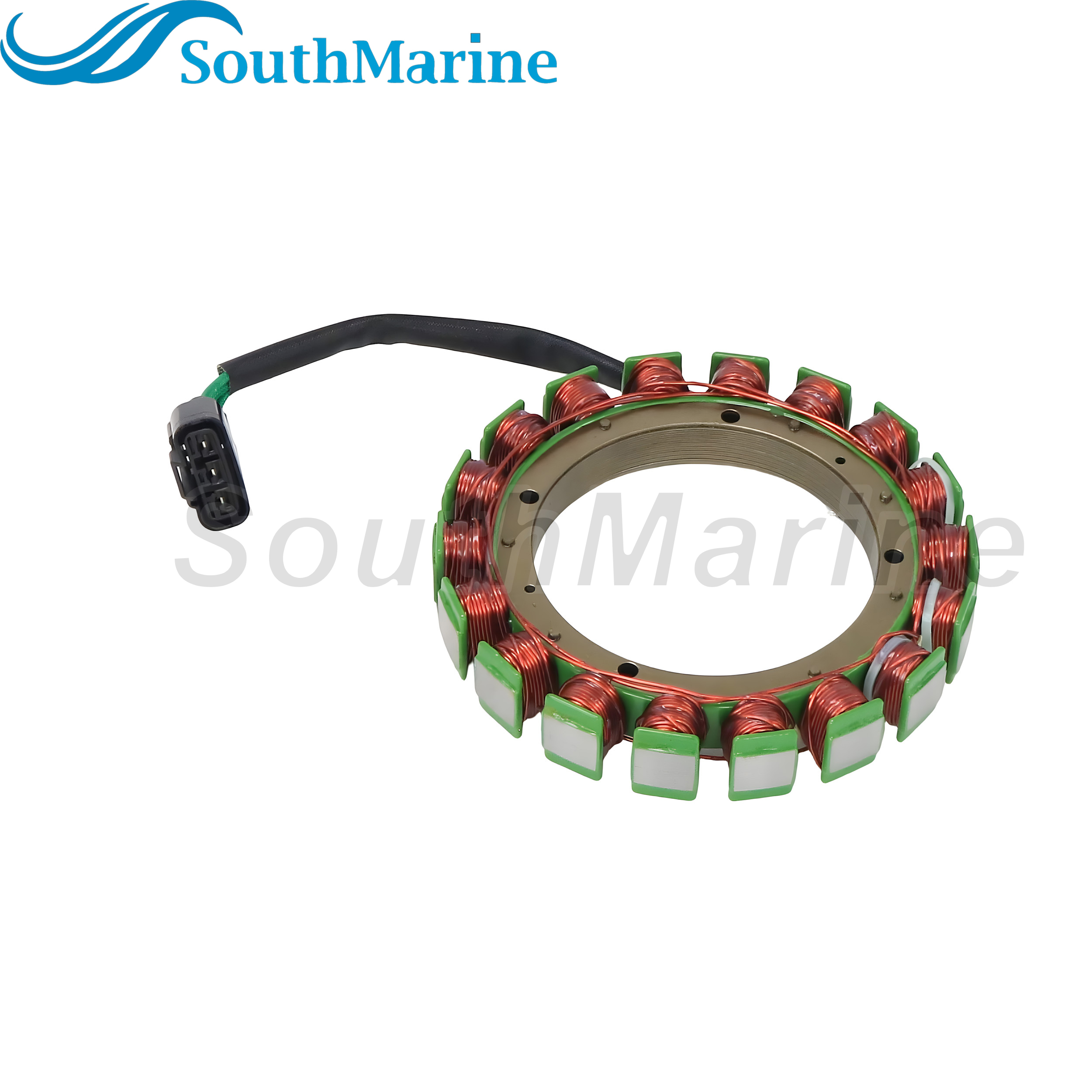 Boat Engine 63P-81410-00 Magneto Stator for Yamaha 150HP F150 LF150, 18 Coil 3 Wire 2004-2020 4-Stroke