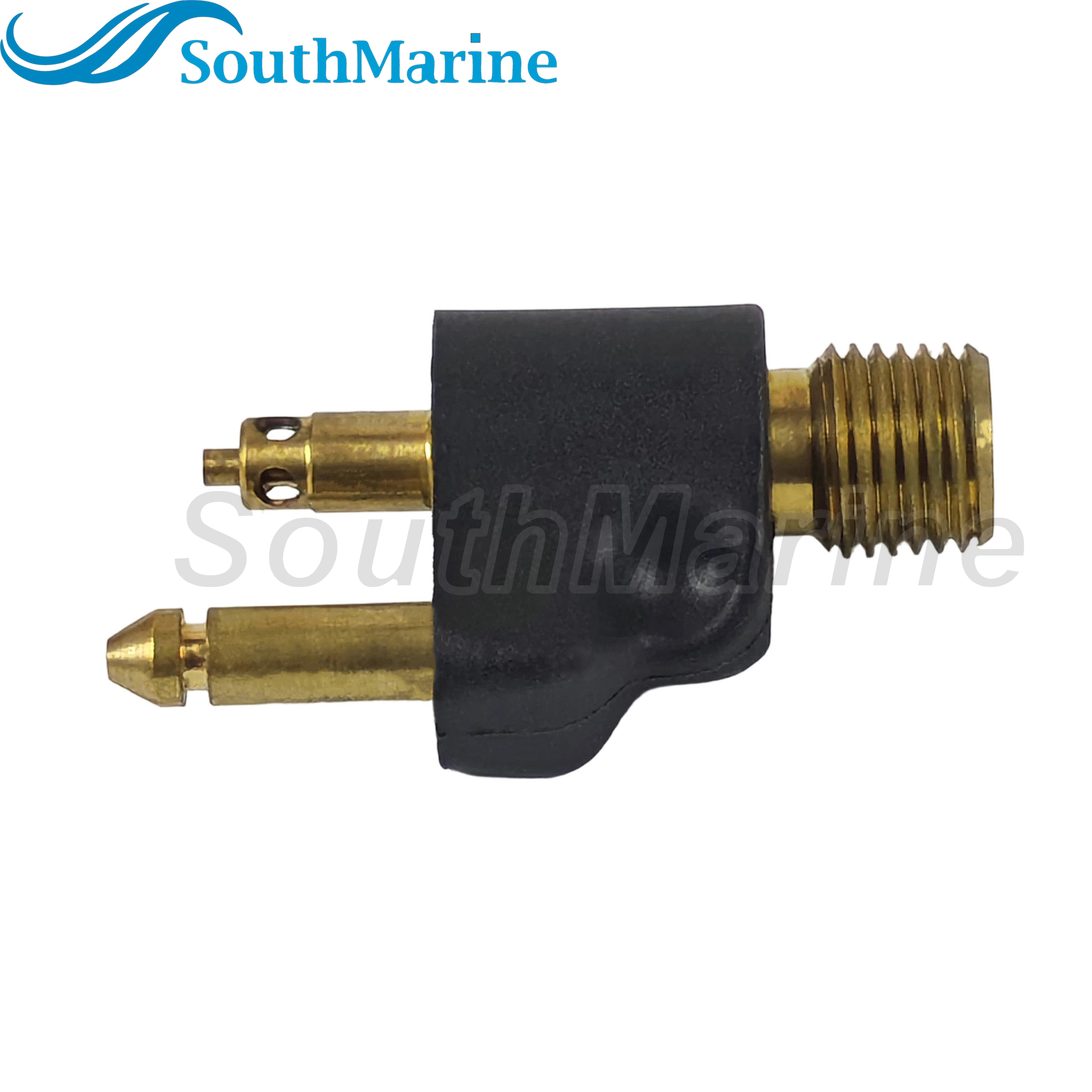 Boat Engine 033400-10 Brass Male Tank Fitting for Johnson Evinrude BRP OMC for Scepter Fuel Tank, 1/4" NPT