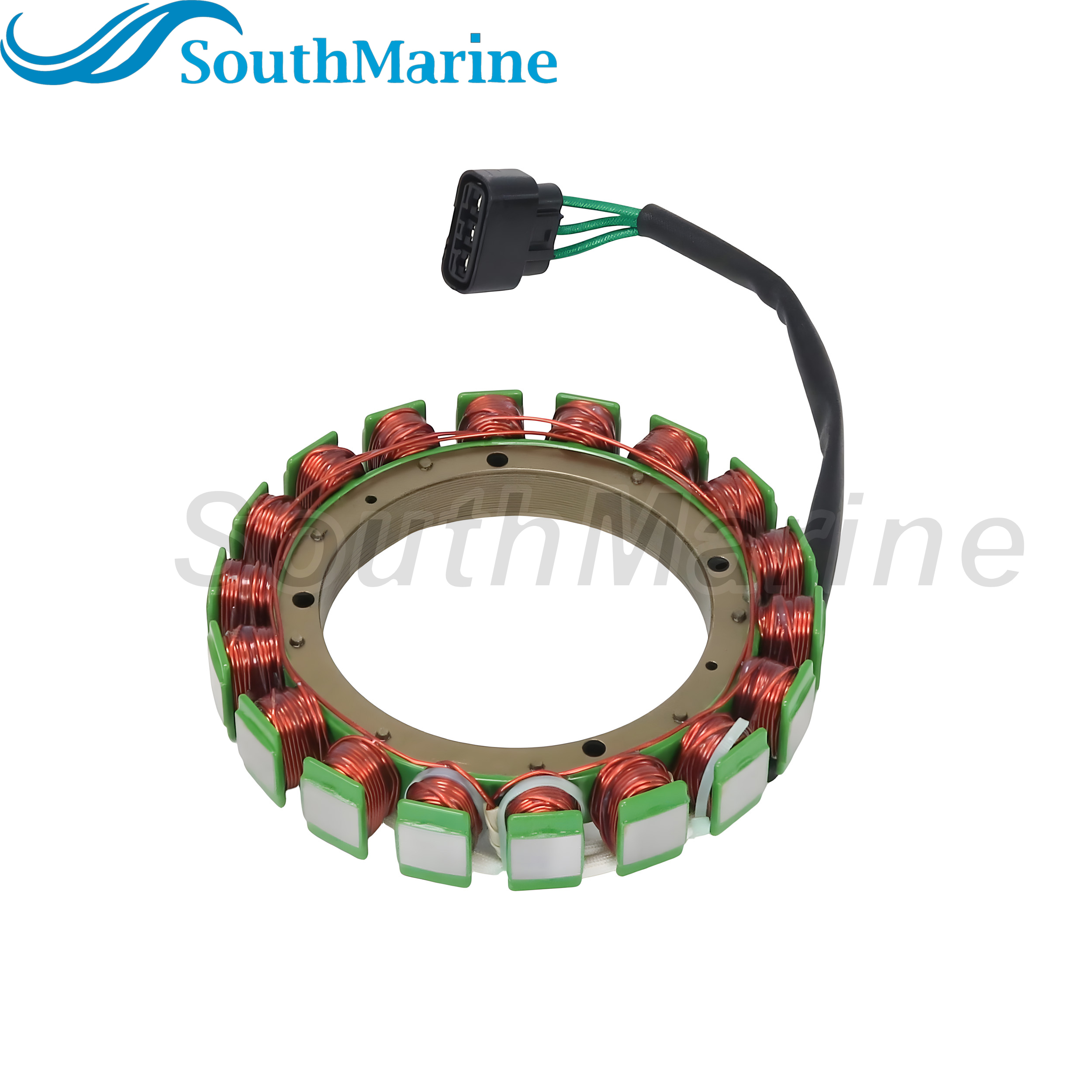 Boat Engine 63P-81410-00 Magneto Stator for Yamaha 150HP F150 LF150, 18 Coil 3 Wire 2004-2020 4-Stroke