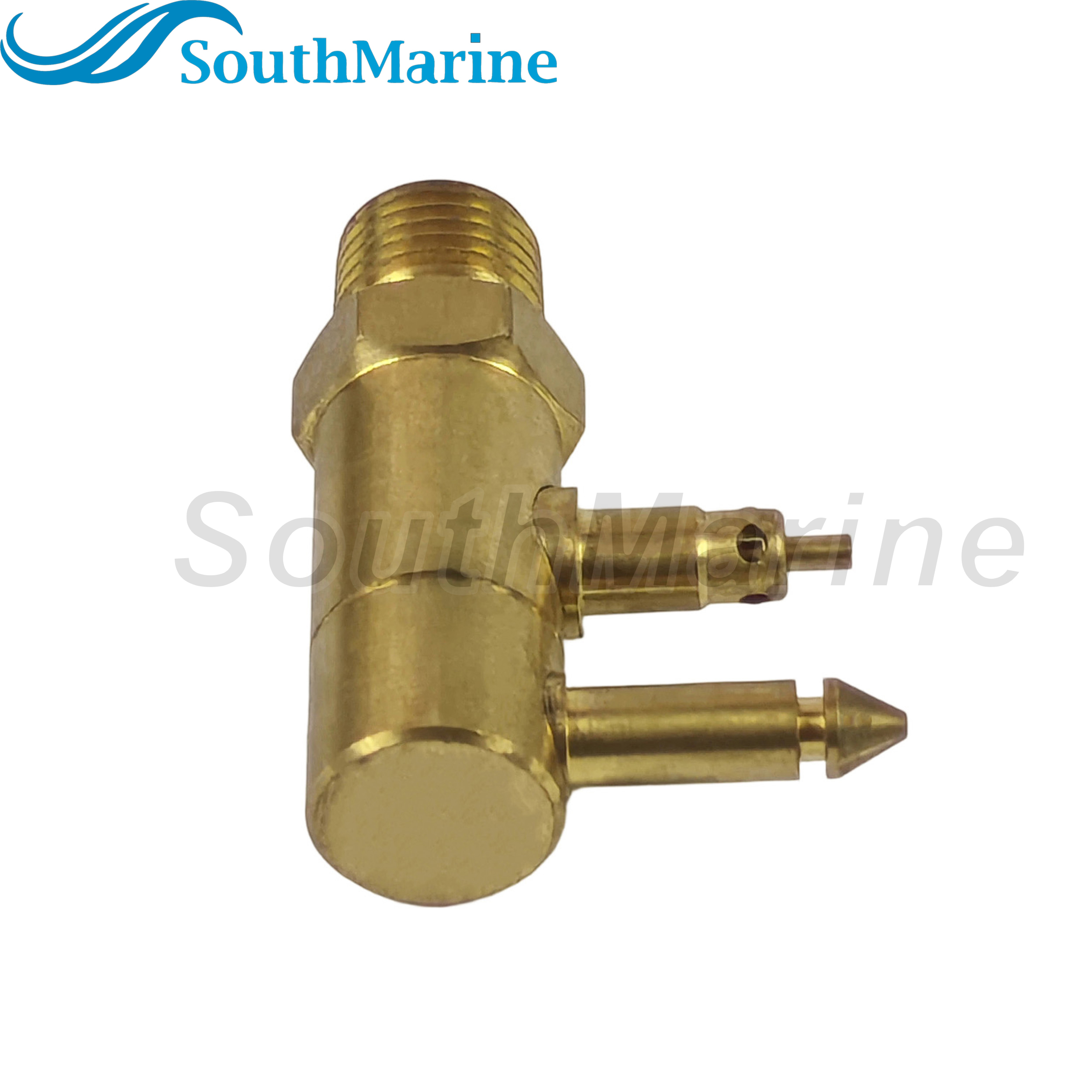 Boat Engine 8883-6 502867 Brass Male Tank Quick-Connect Fitting for Johnson/Evinrude BRP OMC for Attwood Fuel Tank