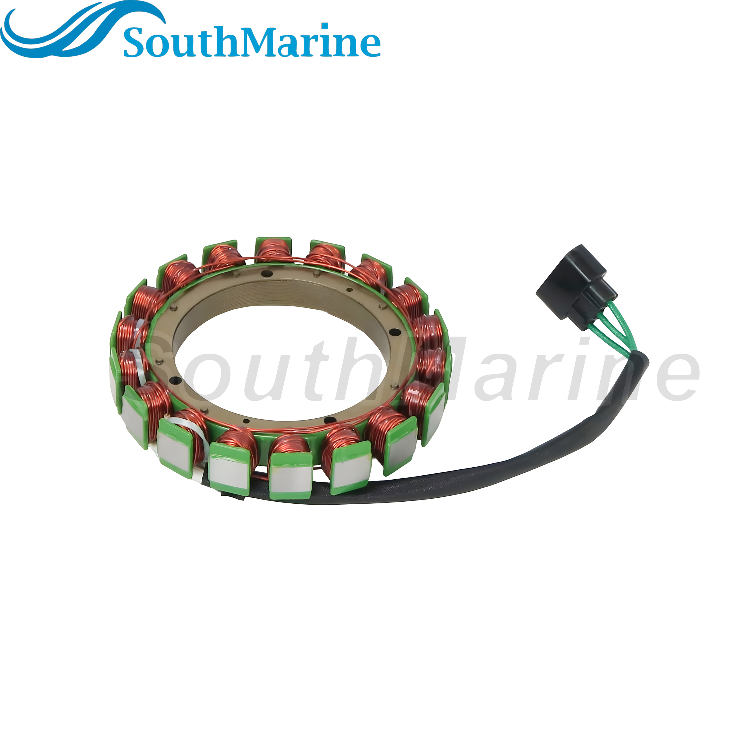 Boat Engine 63P-81410-00 Magneto Stator for Yamaha 150HP F150 LF150, 18 Coil 3 Wire 2004-2020 4-Stroke