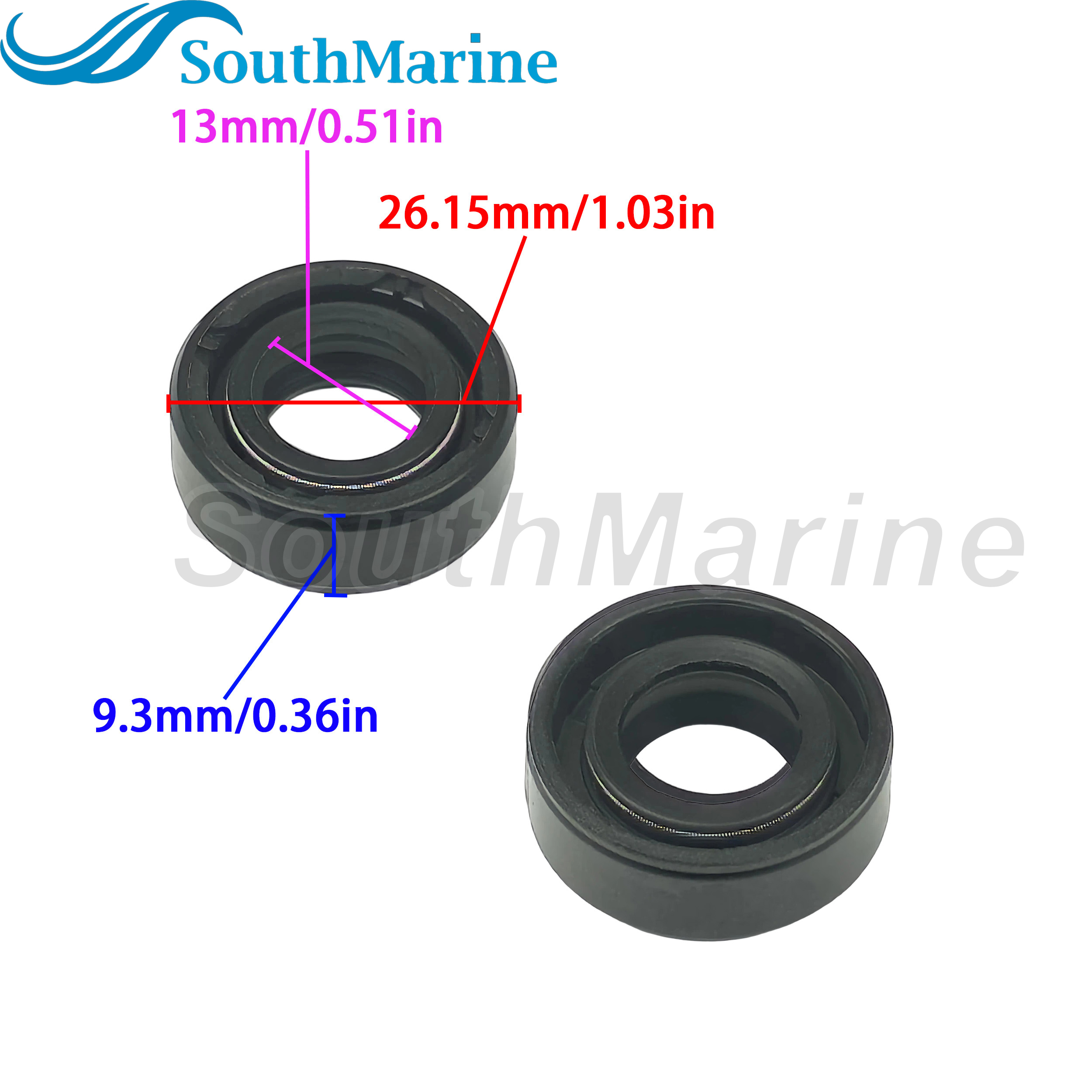 Boat Motor 332-60223-0 332602230M Oil Seal for Tohatsu Nissan / 26-803752 for Mercury / 5040031 for Evinrude Johnson OMC 9.9HP-20HP