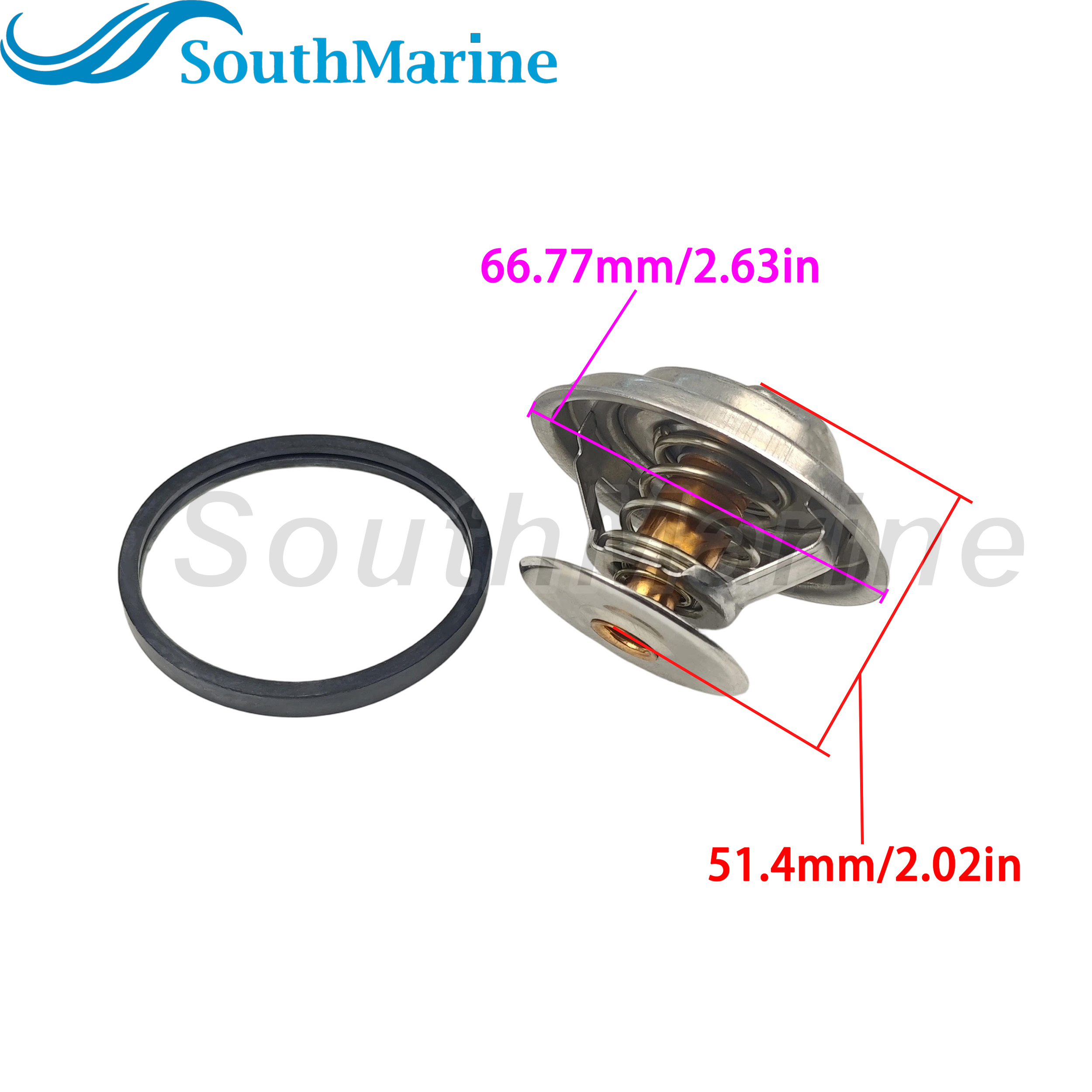 Boat Engine 8M0093561 879194215 879194233 879194231 896332148 Thermostat Valve for Mercury MerCruiser for 2.8L 4.2L EI ES EJ