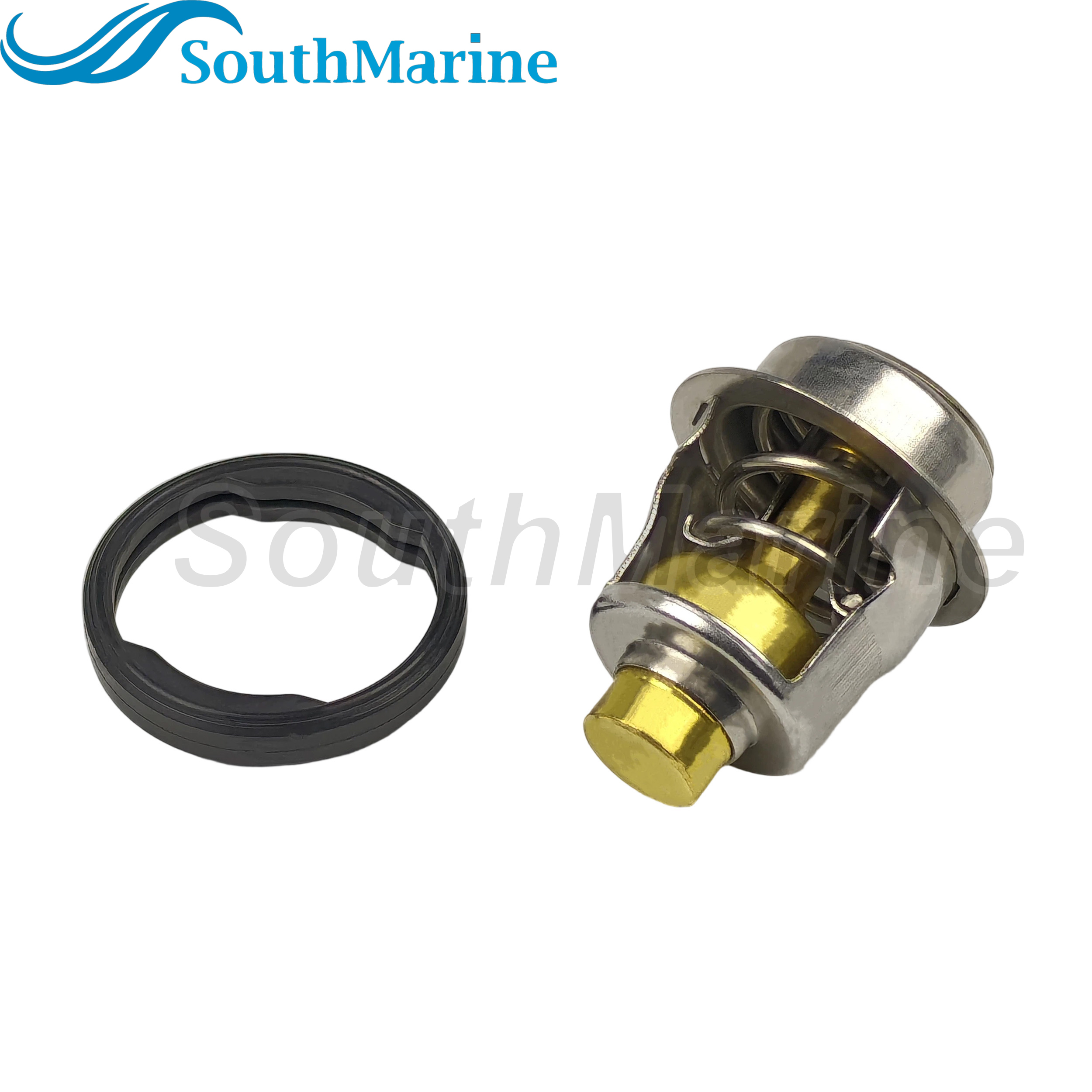 Boat Engine 17670-93962 93961 93960 Thermostat Assy for Suzuki 9.9HP-40HP DT9.9-DT40 DF40, 5030742 5031175 Evinrude Johnson