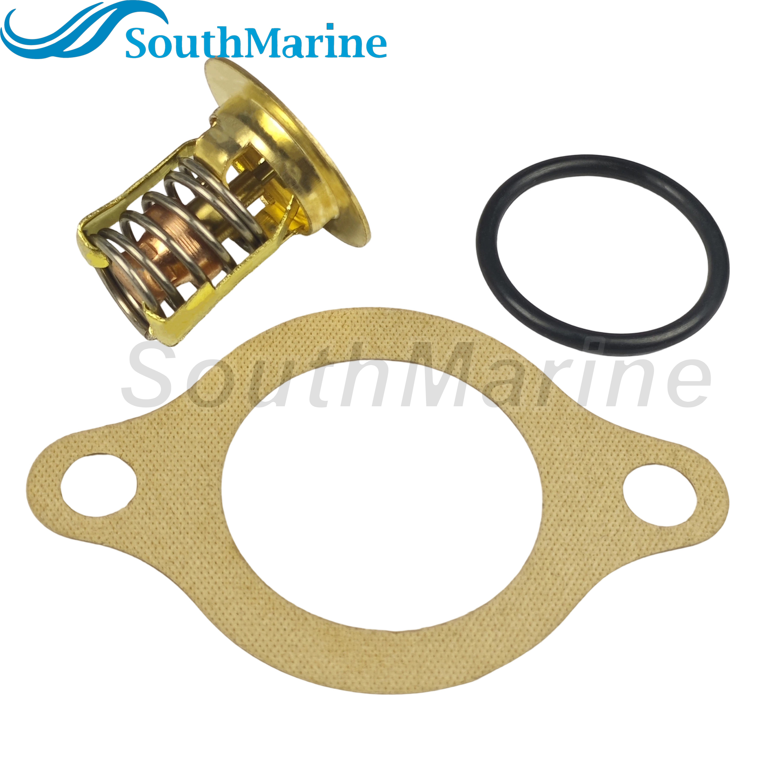 Boat Engine 3856961 Thermostat Assy for Volvo Penta V6 V8 4.3L 5.0L 5.7L 5.8L, 383307 778056 3852216 for Evinrude Johnson OMC