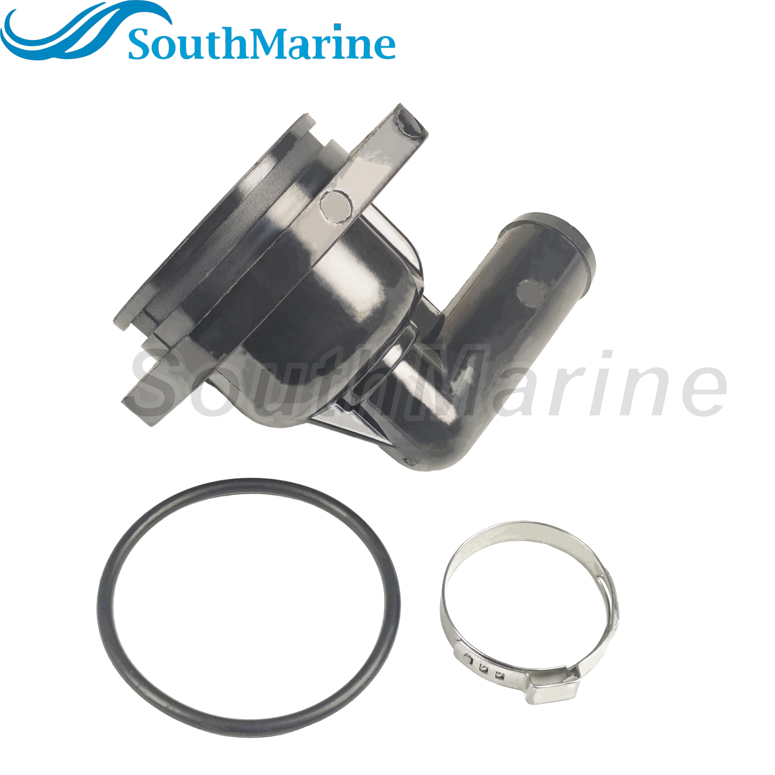 Boat Engine 892864T06 892864A06 8M0090819 18-3635 18-3633 Thermostat Housing Assy for Mercury 65HP-150HP V6 3.4 Marine