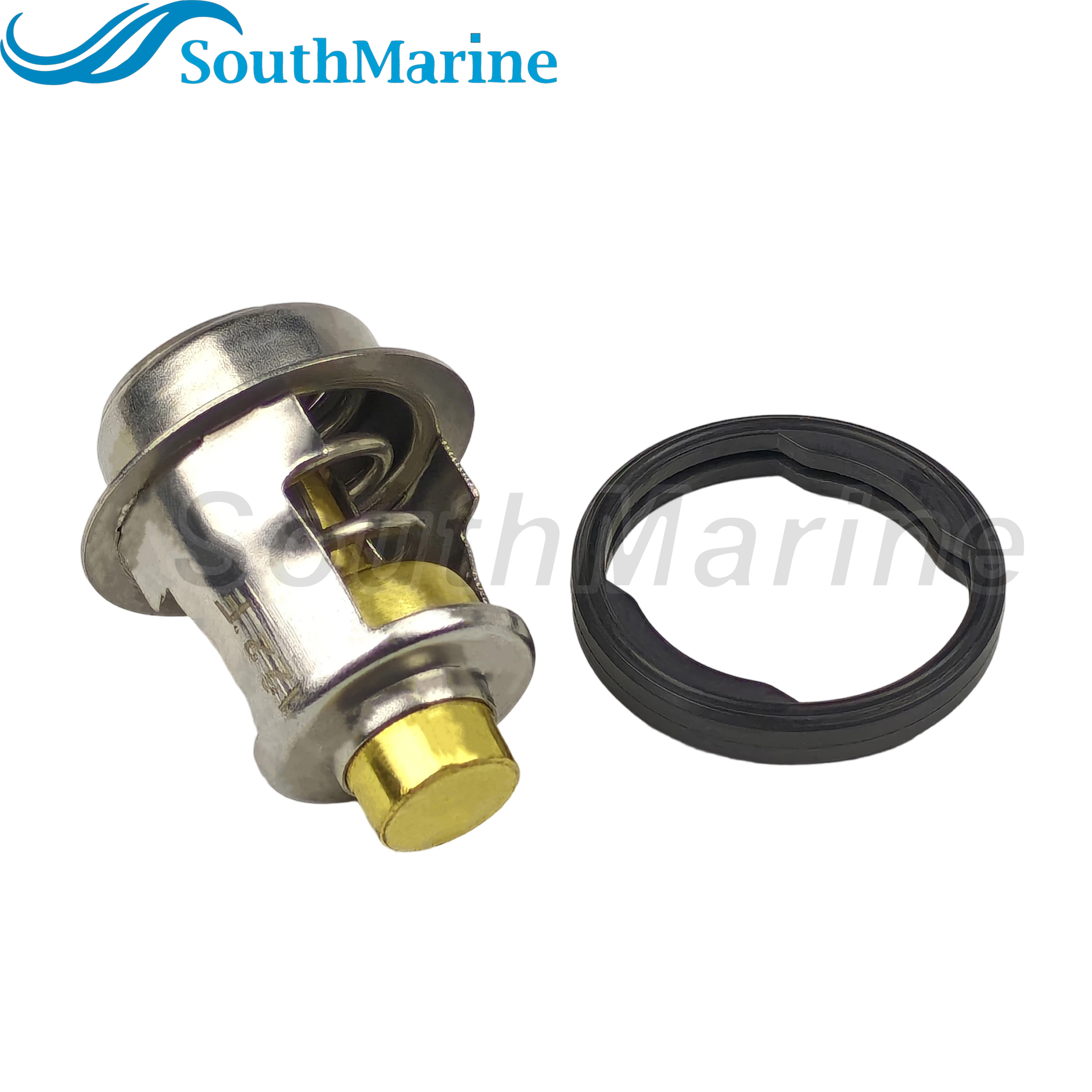 Boat Engine 17670-93962 93961 93960 Thermostat Assy for Suzuki 9.9HP-40HP DT9.9-DT40 DF40, 5030742 5031175 Evinrude Johnson