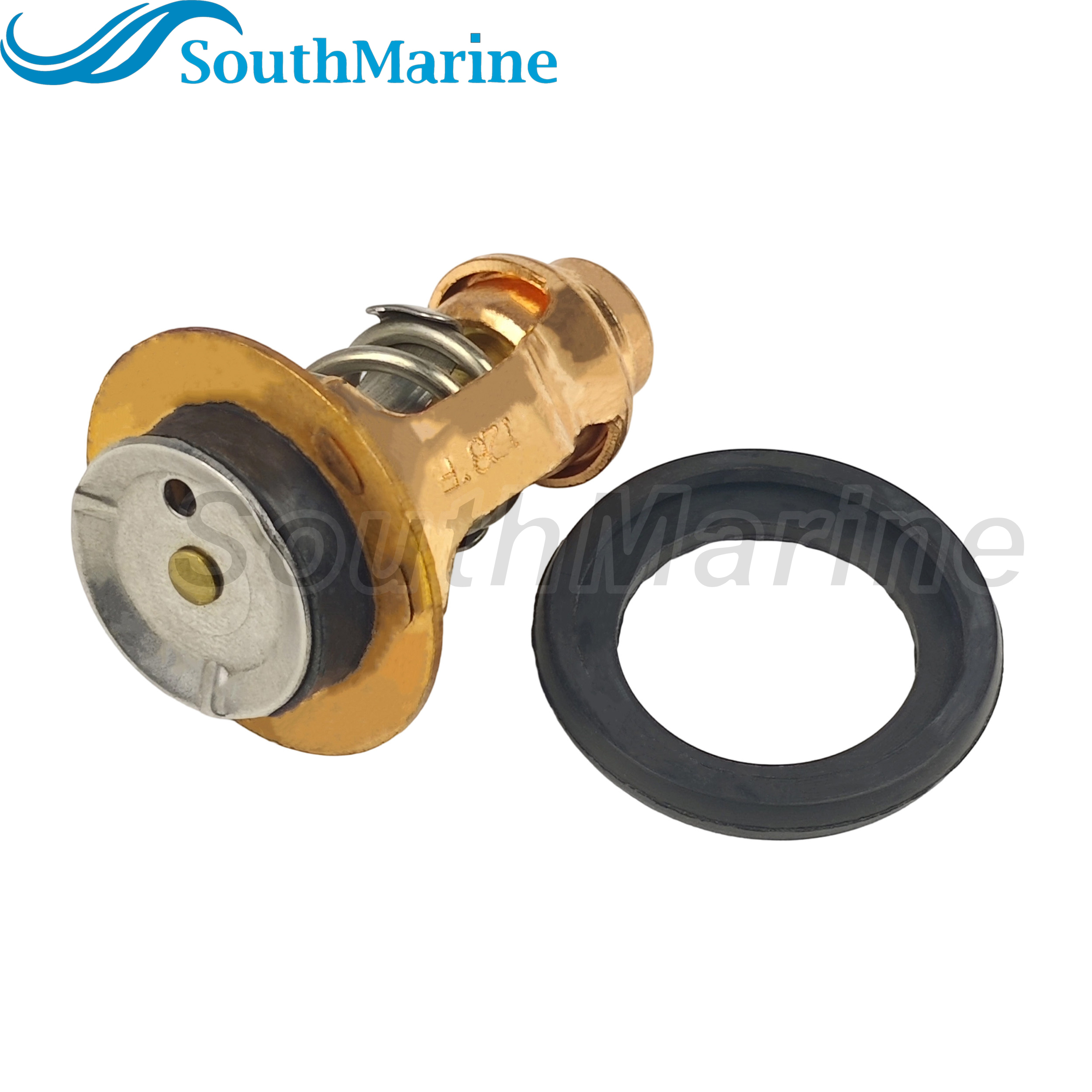 Boat Engine 60E 6CE-12411-00 01 18-3524 Thermostat for Yamaha 225HP 250HP 300HP F225 F250 F300 4.2L V6, 8M6012799 for Mercury