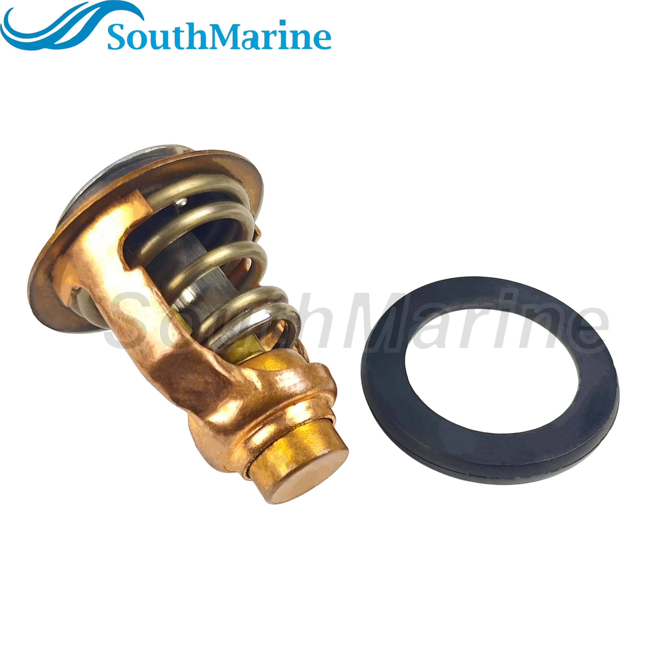 Boat Engine 6DA-12411-00 01 Thermostat Assy for Yamaha 150HP 175HP 200HP F150 LF150 VF150 8M6013868 8M6010299 for Mercury