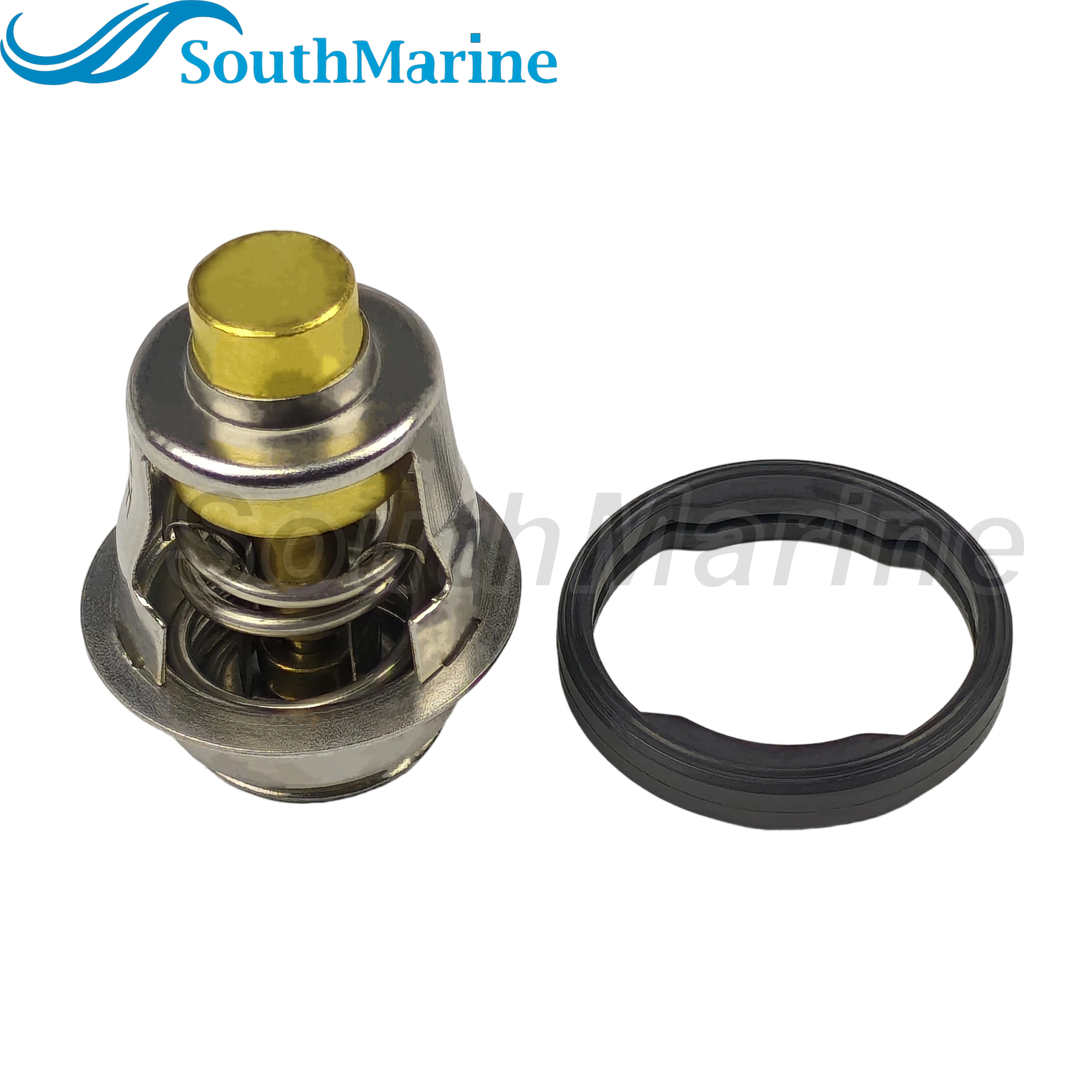 Boat Engine 17670-93962 93961 93960 Thermostat Assy for Suzuki 9.9HP-40HP DT9.9-DT40 DF40, 5030742 5031175 Evinrude Johnson
