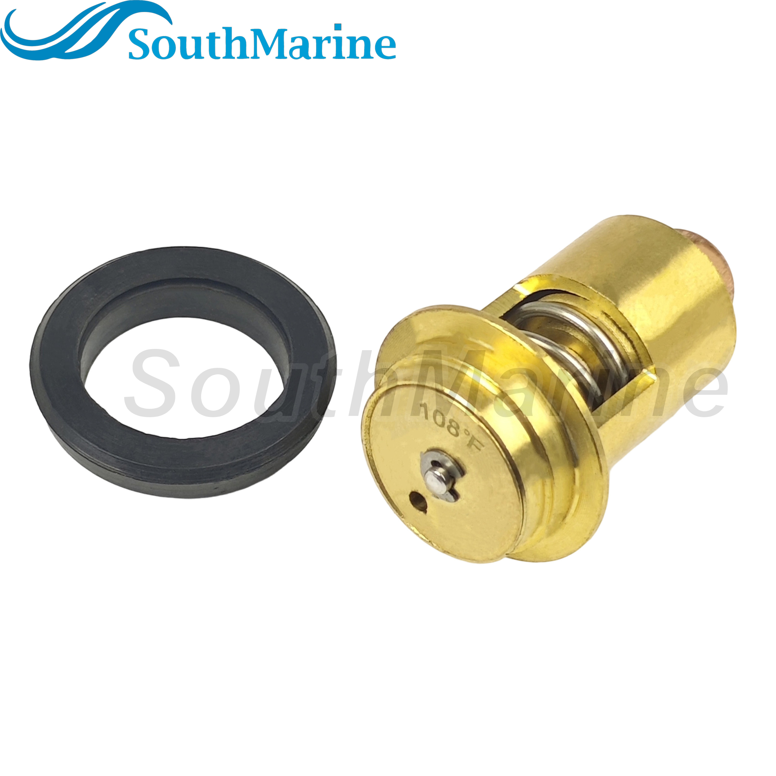 Boat Engine 105582-49200 124233-49250 181130-49200 Thermostat for Yanmar 1GM 2GM 3GM 3HM 1GM10 2GM10 3GM30 SB YSE YSB 3QM30