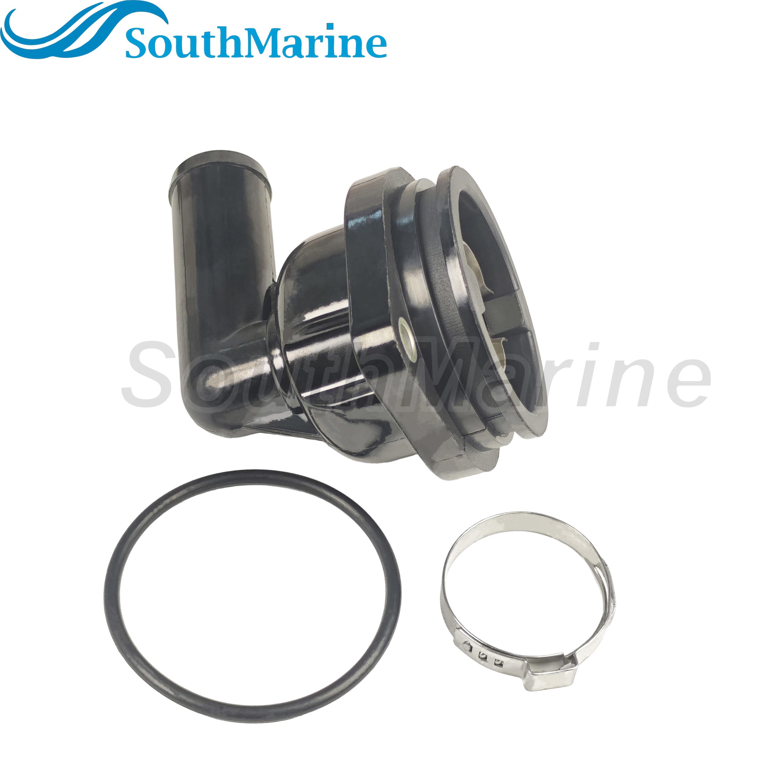 Boat Engine 892864T06 892864A06 8M0090819 18-3635 18-3633 Thermostat Housing Assy for Mercury 65HP-150HP V6 3.4 Marine