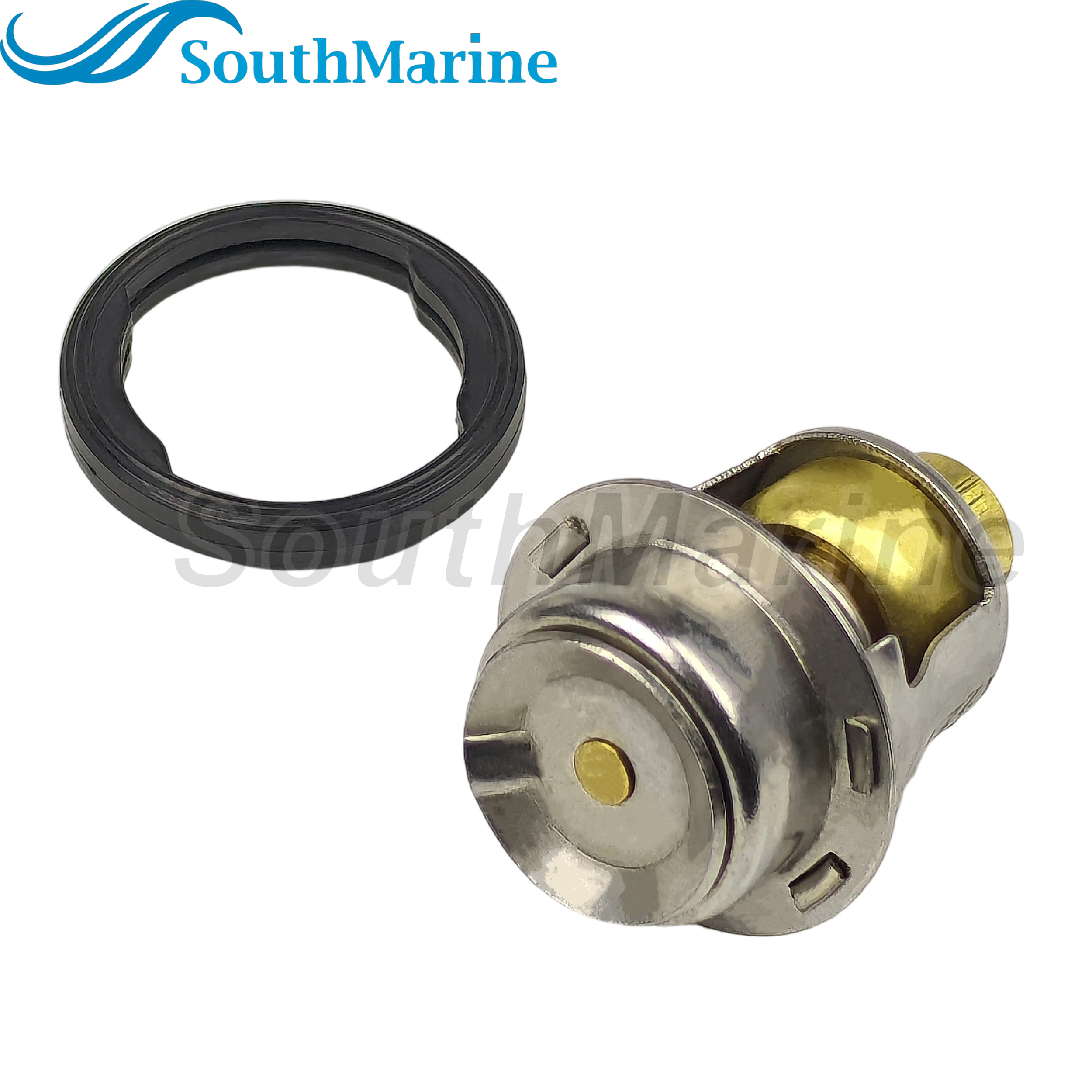 Boat Engine 17670-93962 93961 93960 Thermostat Assy for Suzuki 9.9HP-40HP DT9.9-DT40 DF40, 5030742 5031175 Evinrude Johnson