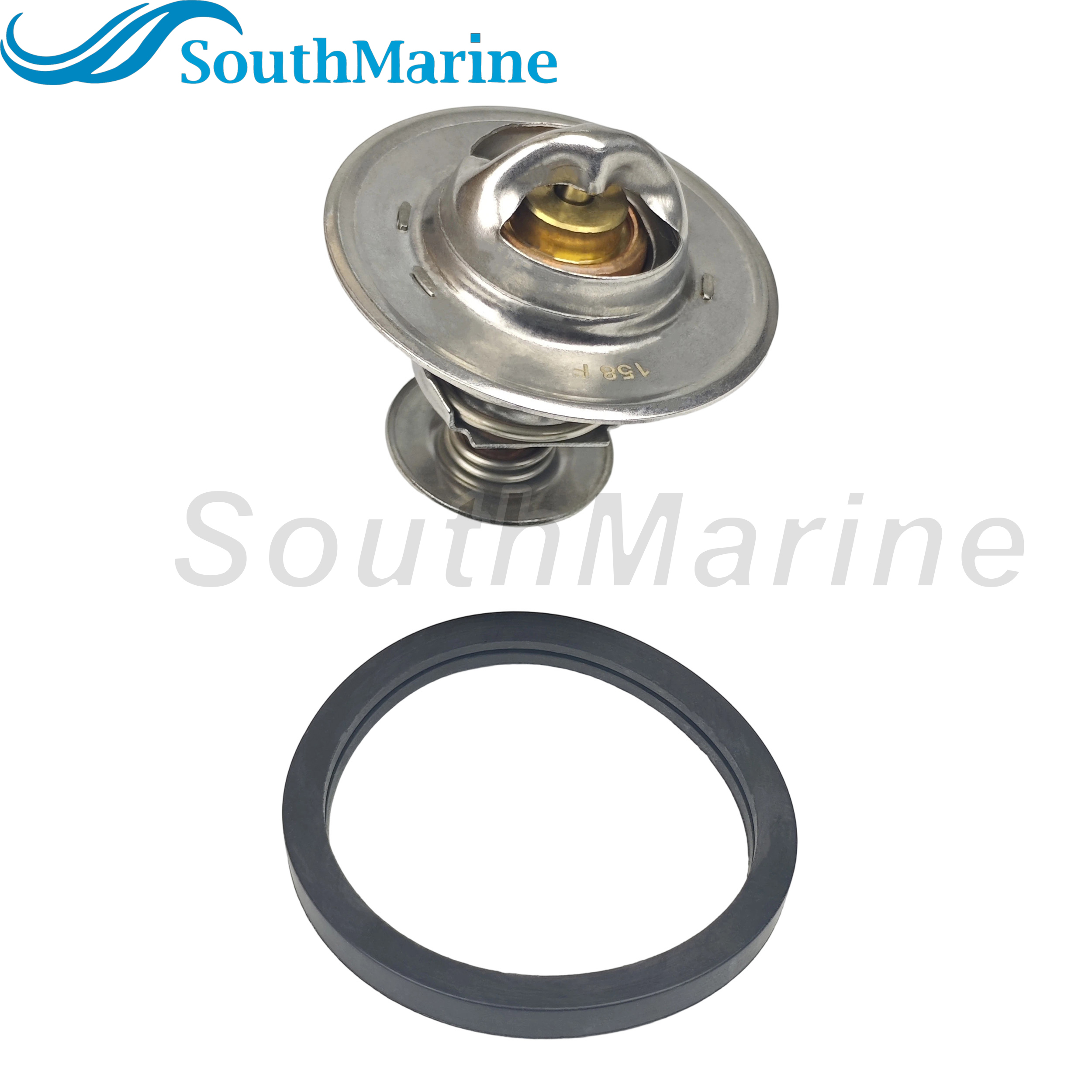 Boat Engine 3831426 875788 824200 1544389 18-3539 Thermostat Kit W/O-Ring for Volvo Penta 4.3L 5.0L 5.7L 8.1L 8.2L V6 V8