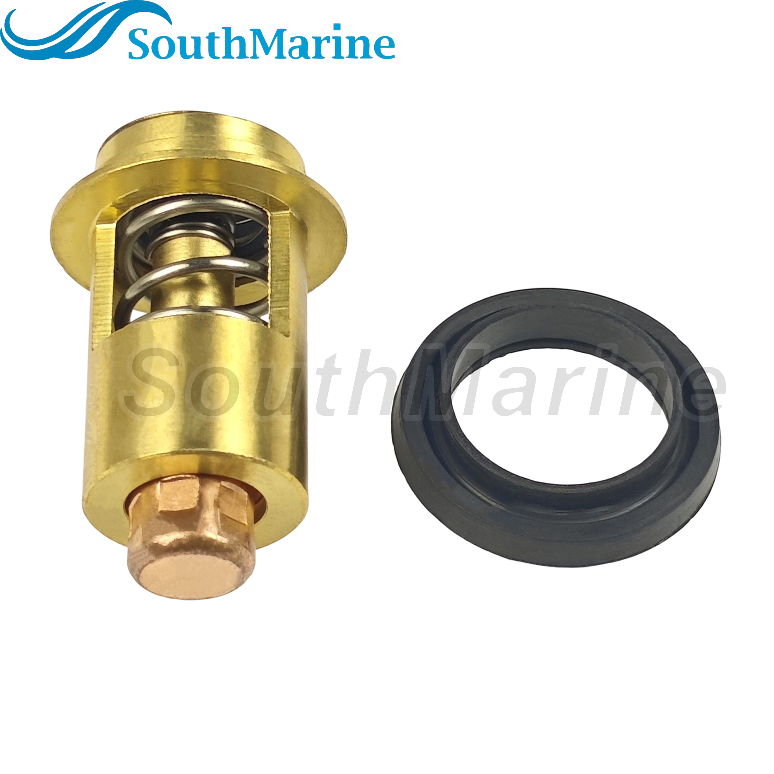 Boat Engine 105582-49200 124233-49250 181130-49200 Thermostat for Yanmar 1GM 2GM 3GM 3HM 1GM10 2GM10 3GM30 SB YSE YSB 3QM30