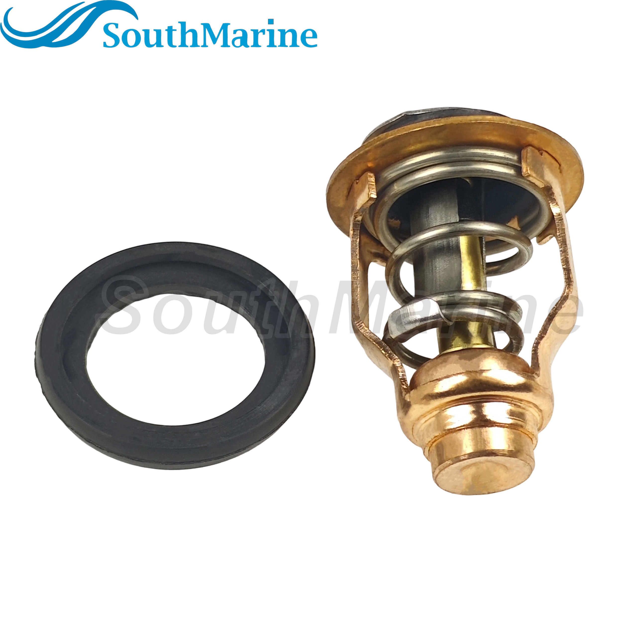 Boat Engine 60E 6CE-12411-00 01 18-3524 Thermostat for Yamaha 225HP 250HP 300HP F225 F250 F300 4.2L V6, 8M6012799 for Mercury
