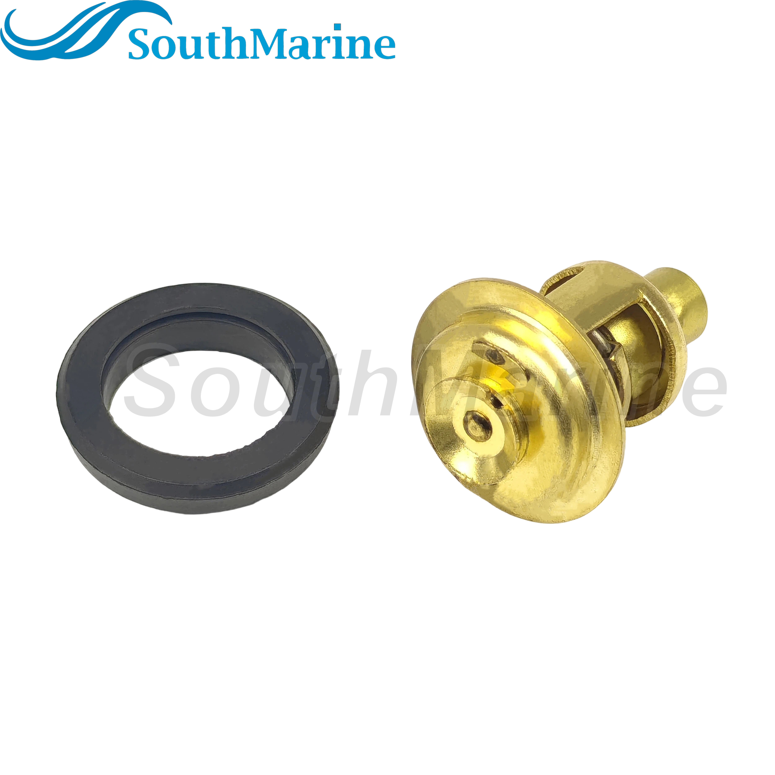 Boat Engine 6F5-12411-03 02 00 Thermostat for Yamaha 9.9HP 15HP 25HP 30HP 40HP, 378065 393659 434841 for Johnson Evinrude OMC