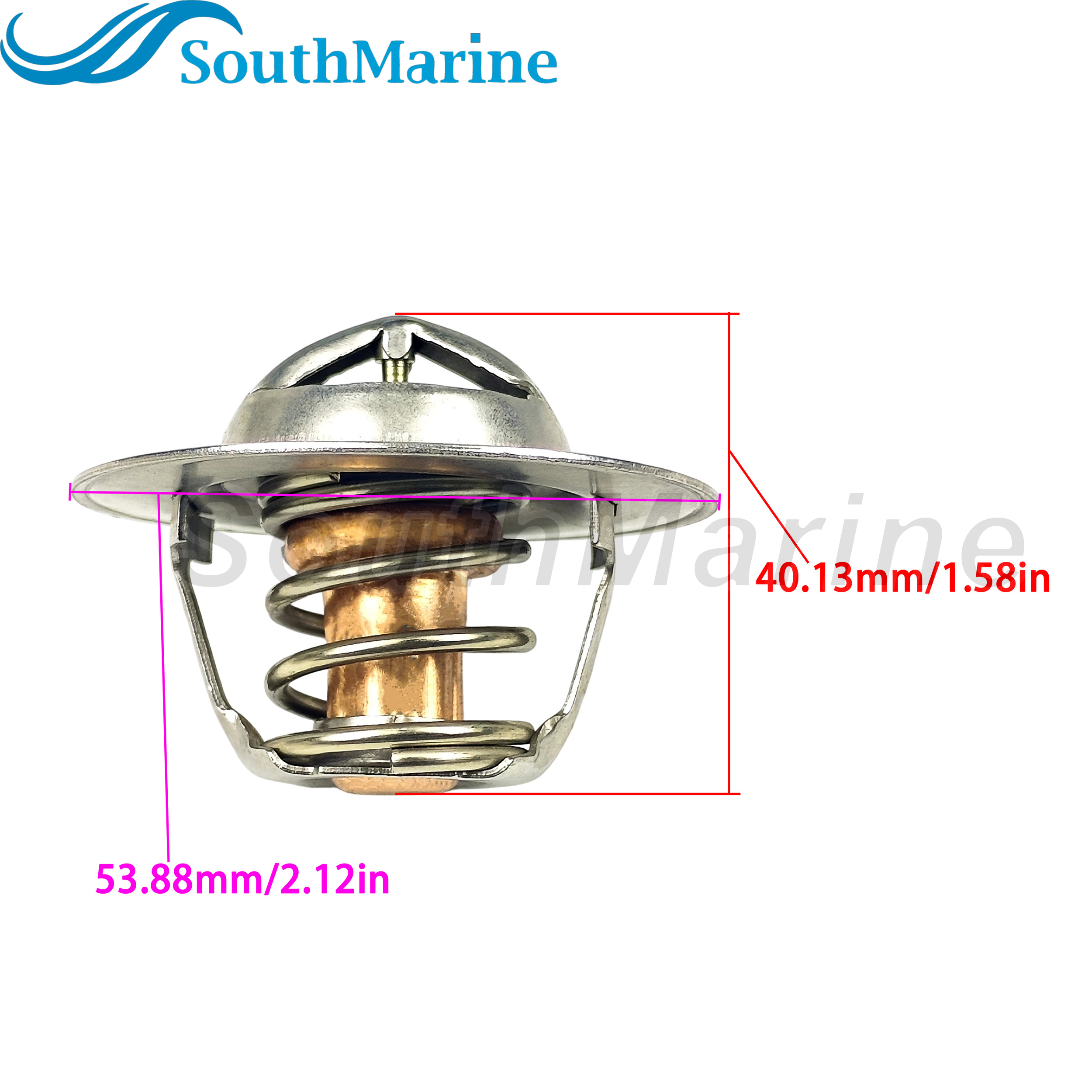 Boat Engine 8072522 8M0091470 807252T2 8052732 8M0109441 Thermostat for Mercury MerCruiser 3.0L 4.3L 5.0L 5.7L 6.2L 7.4L V6 V8