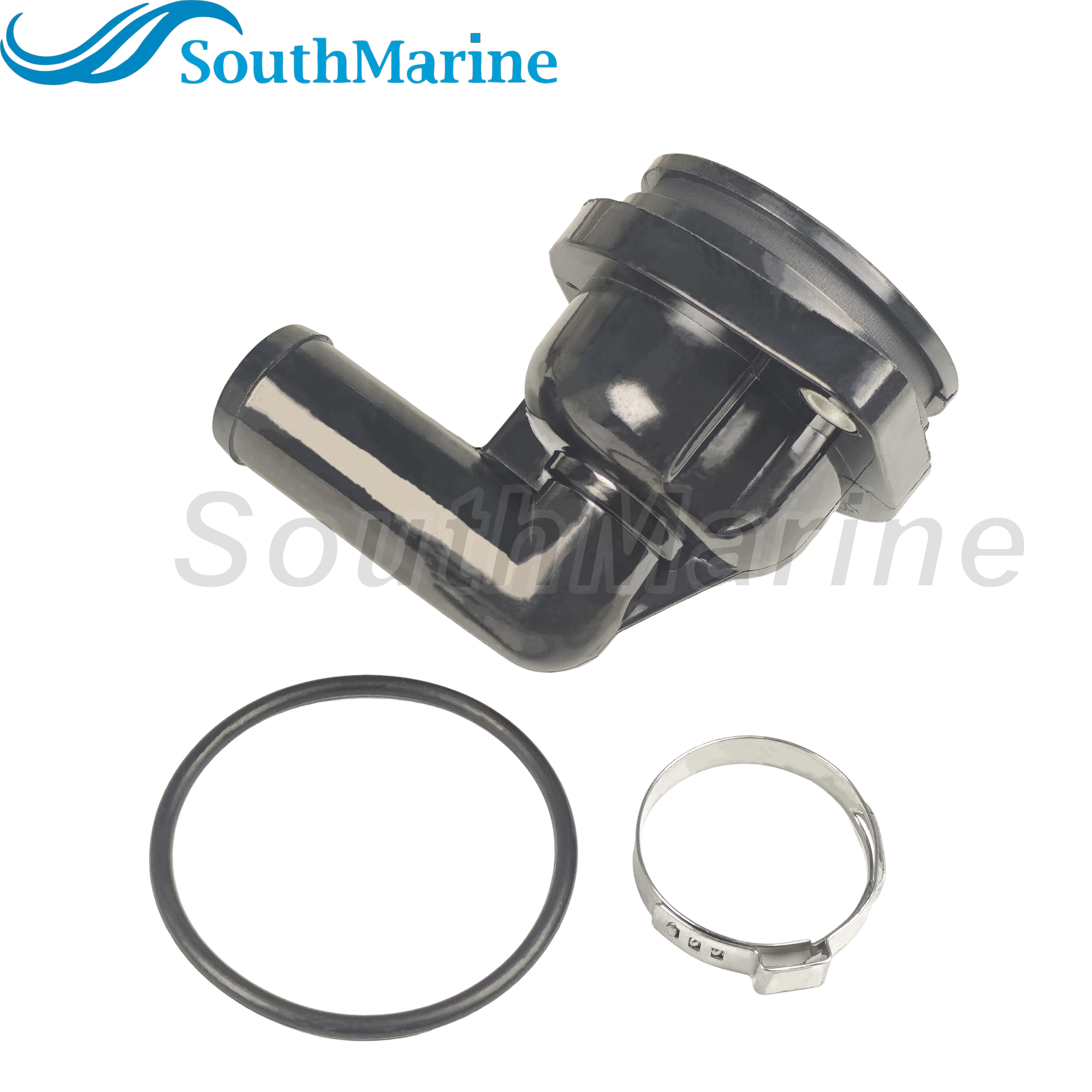 Boat Engine 892864T06 892864A06 8M0090819 18-3635 18-3633 Thermostat Housing Assy for Mercury 65HP-150HP V6 3.4 Marine